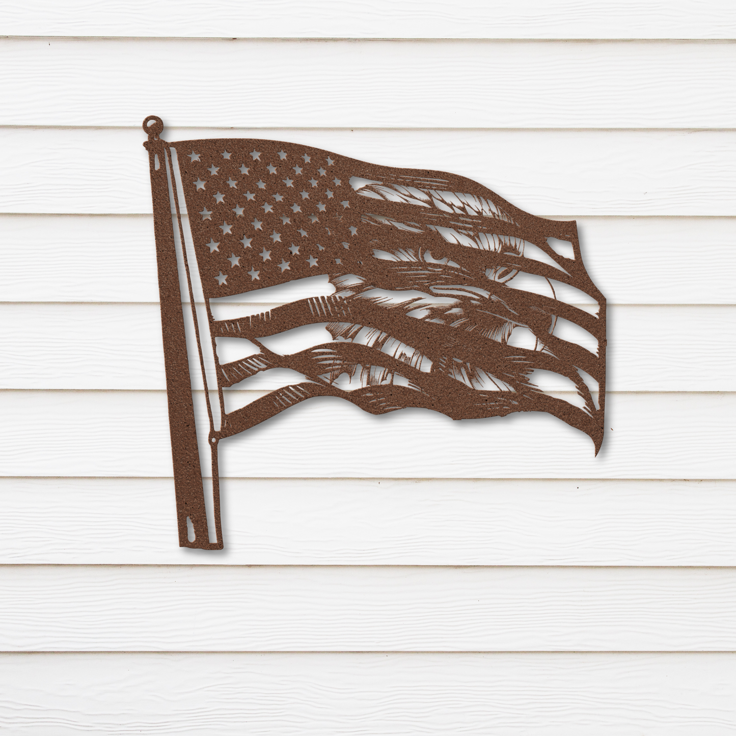 Stars and Stripes with Eagle: Patriotic Décor