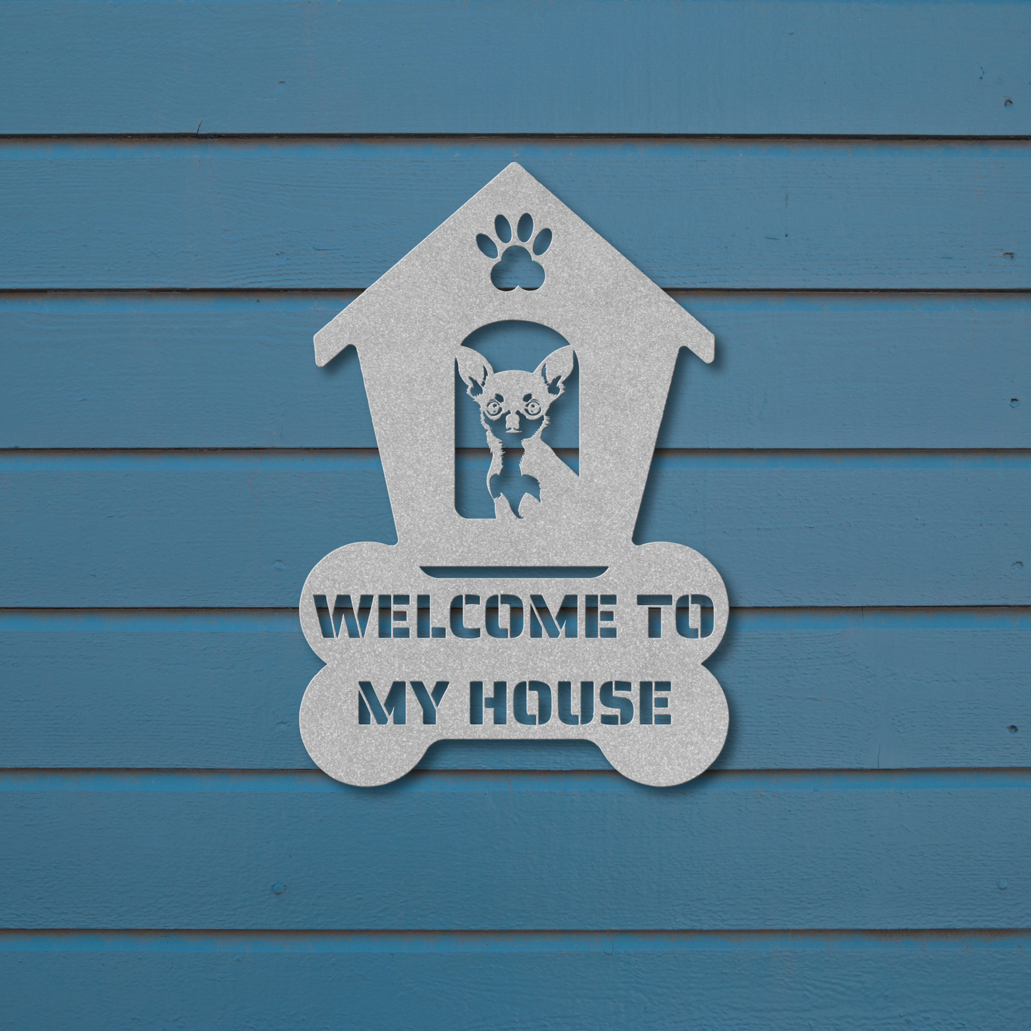 Chihuahua Welcome Dog House Sign: A Warm Greeting for Your Home