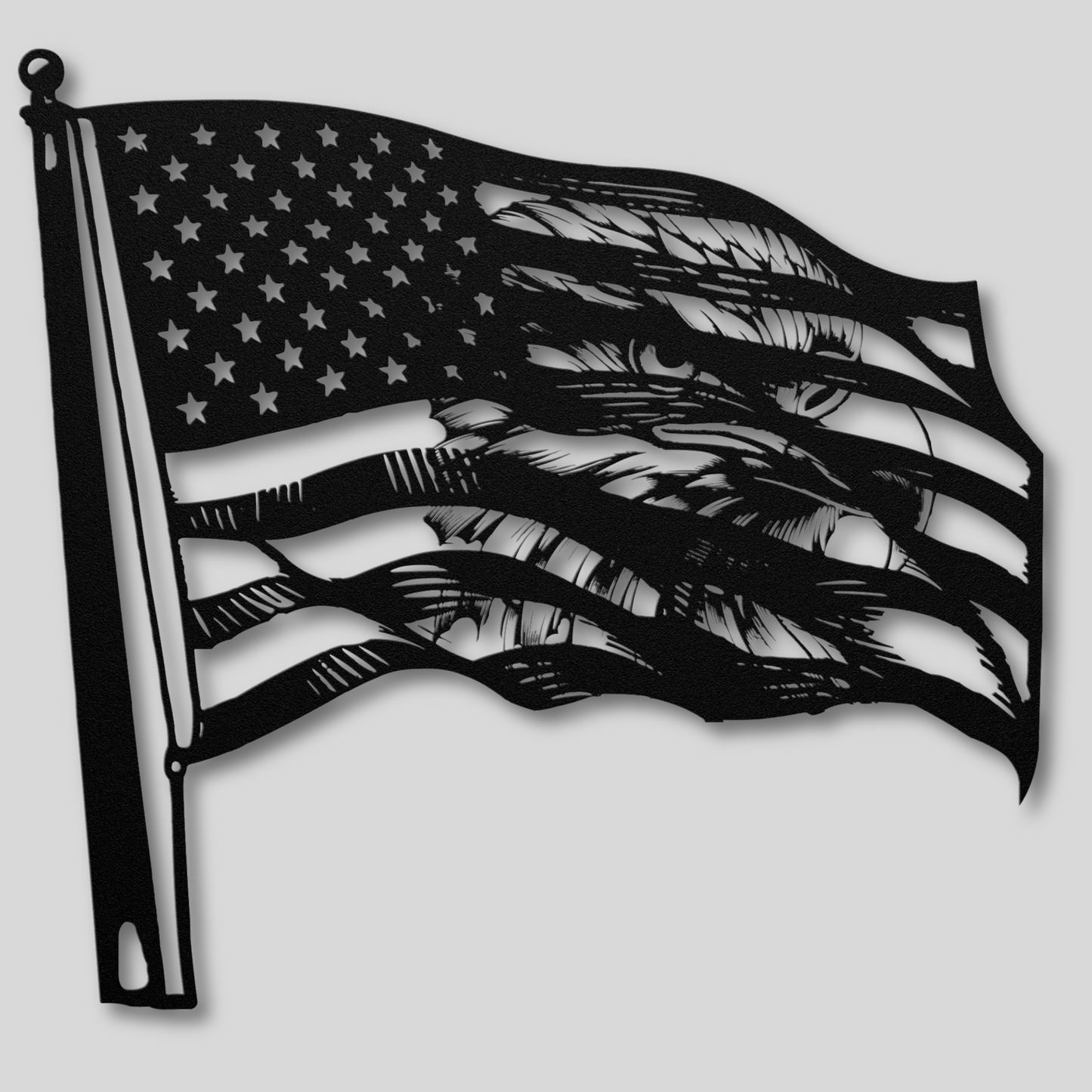 Stars and Stripes with Eagle: Patriotic Décor