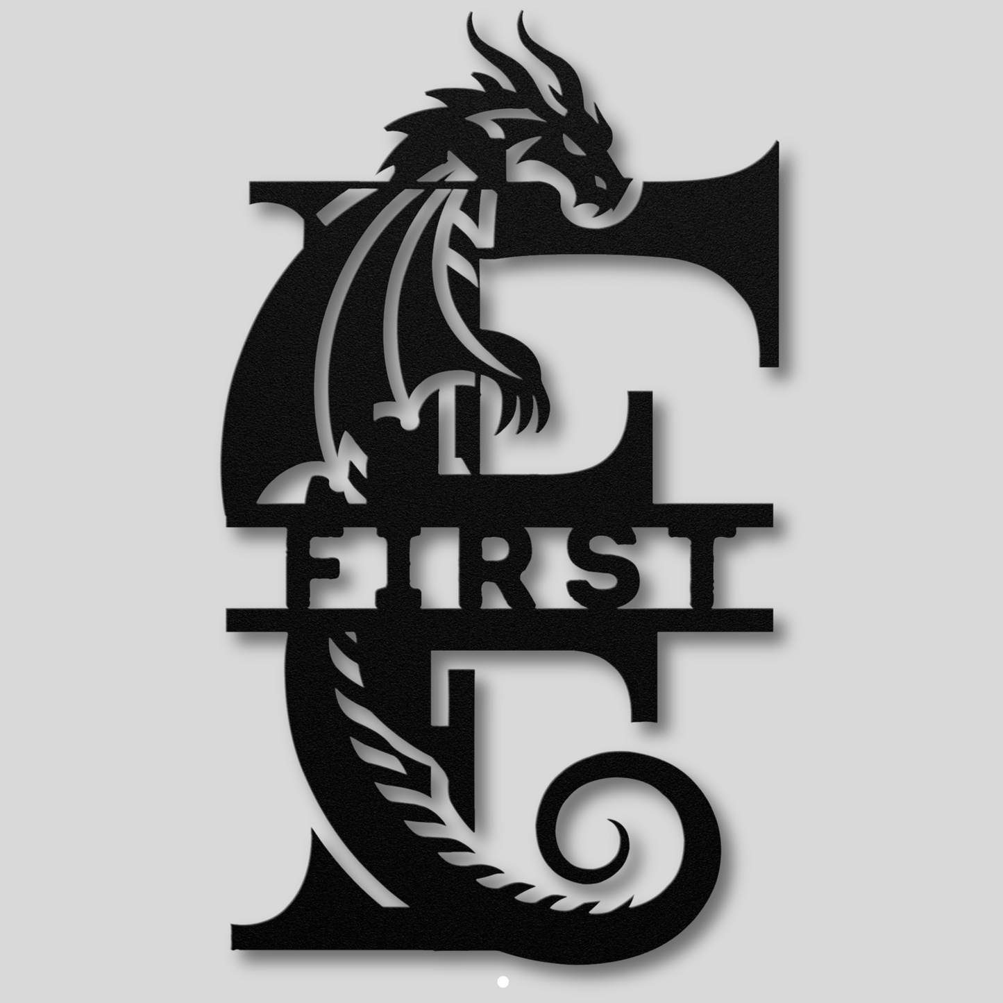Custom Dragon Letter F: For Mythical Fans