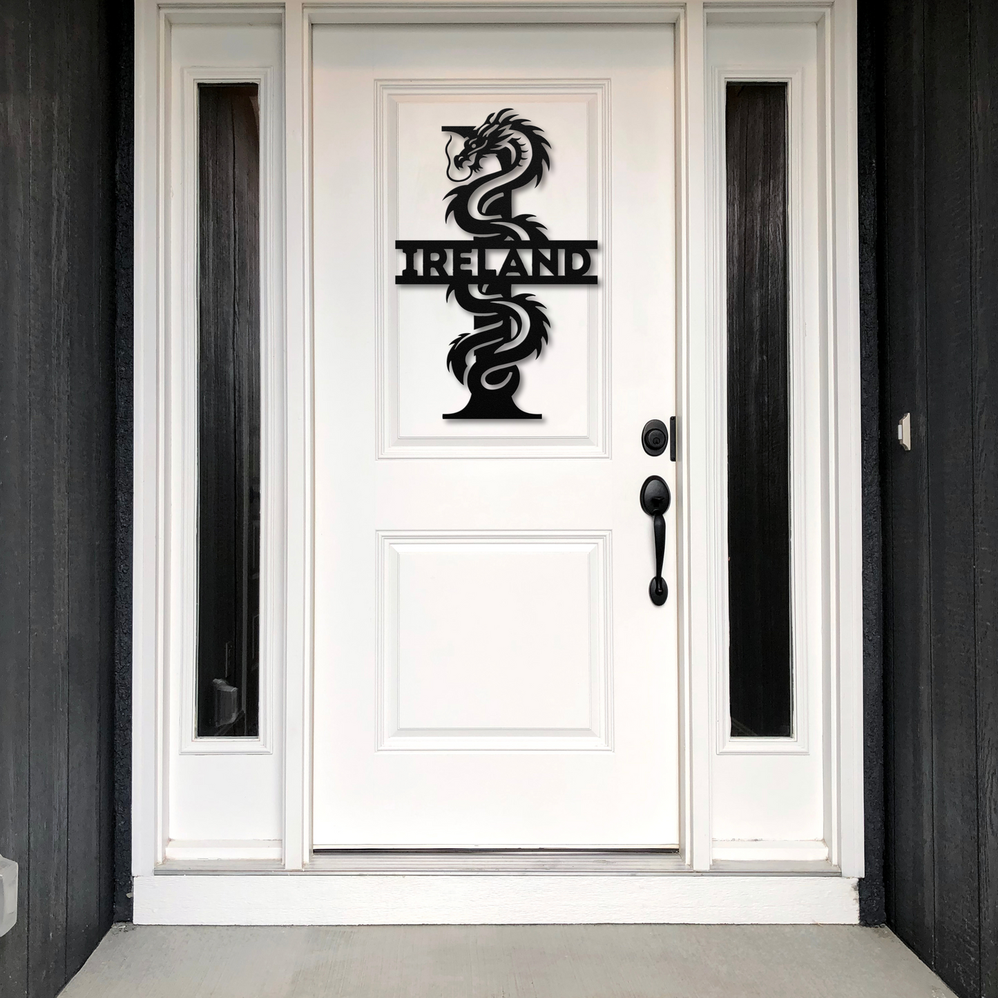 Custom Dragon Letter I Metal Sign: A Striking Statement Piece