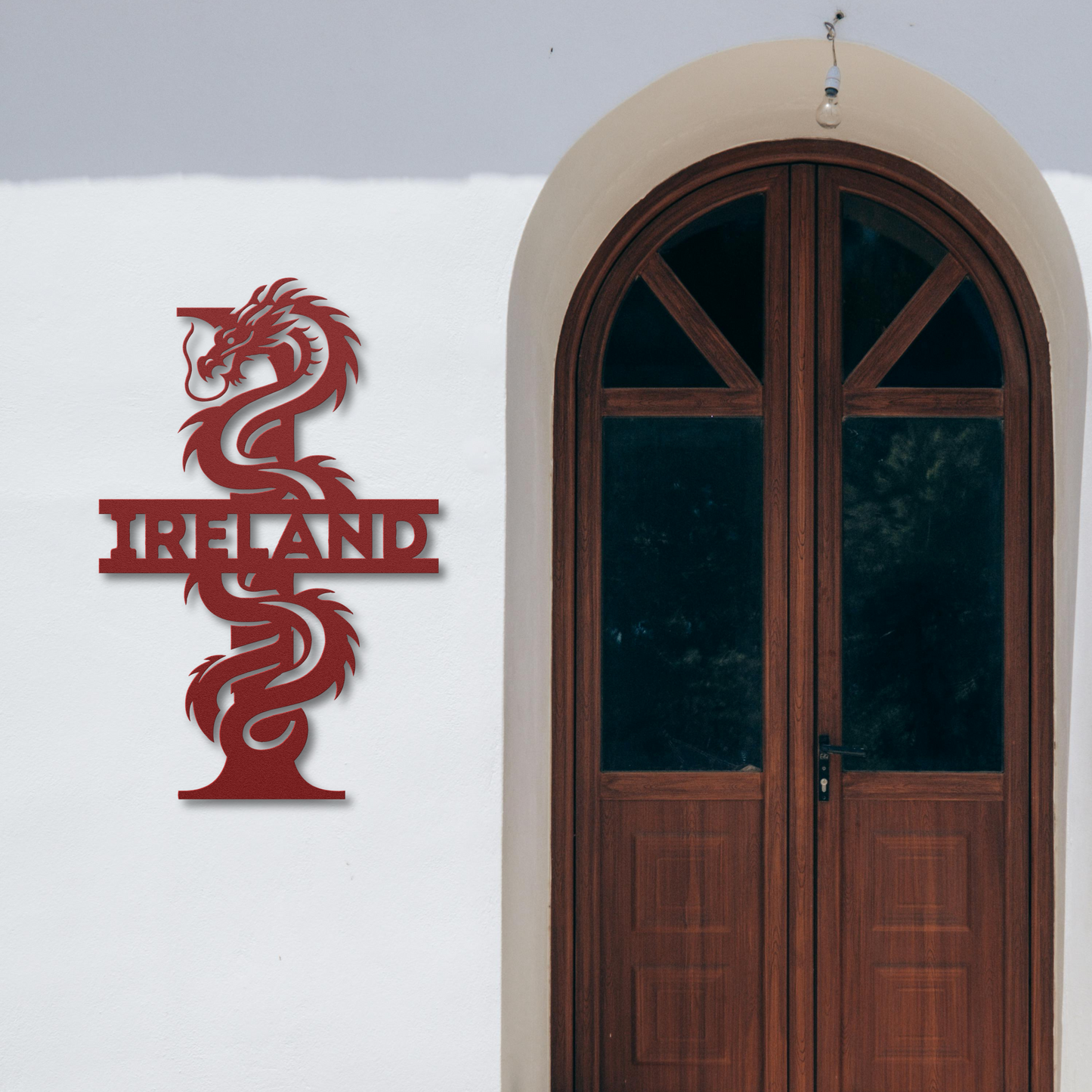 Custom Dragon Letter I Metal Sign: A Striking Statement Piece