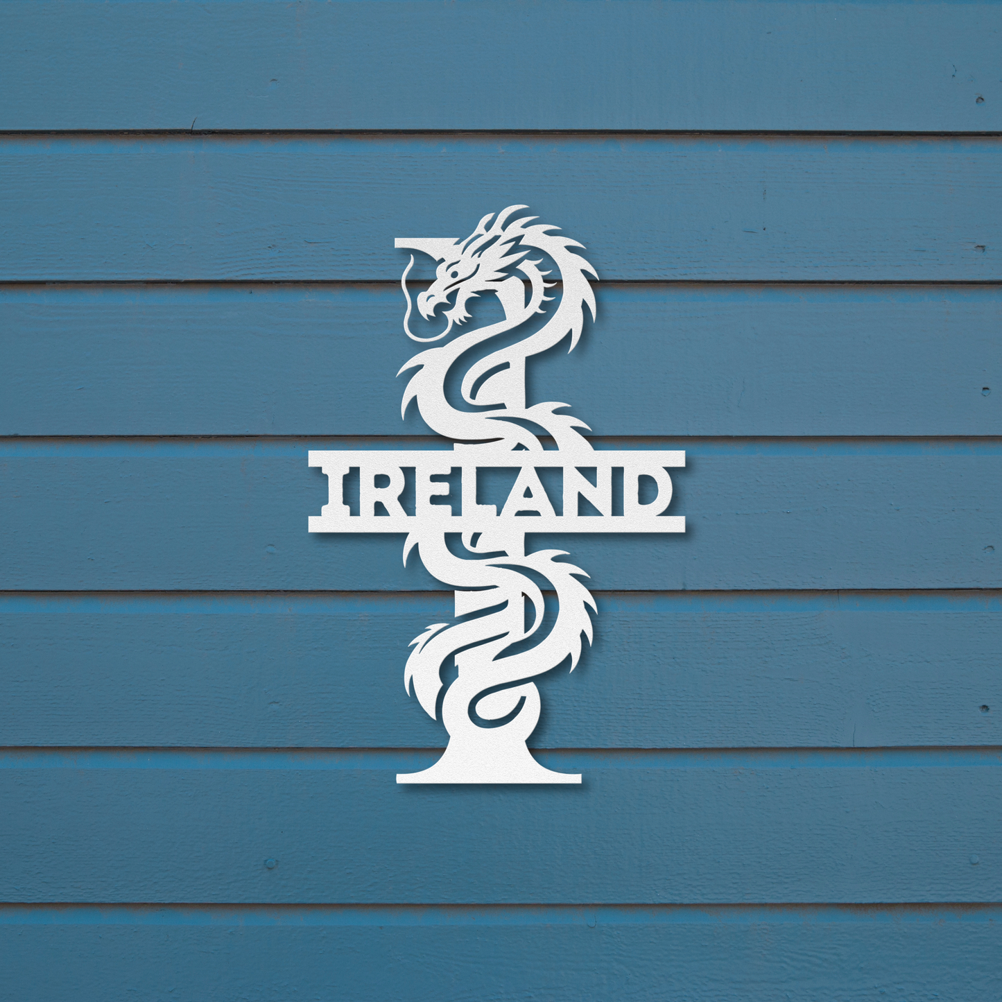 Custom Dragon Letter I Metal Sign: A Striking Statement Piece