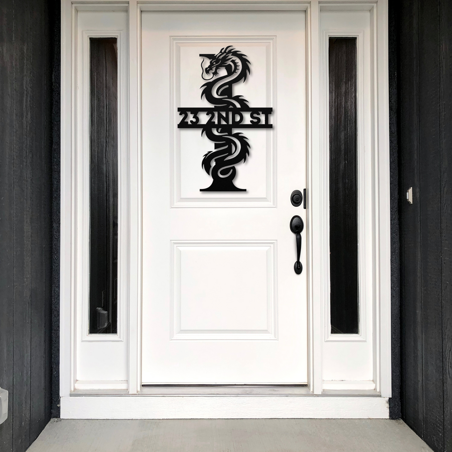 Custom Dragon Letter I Metal Sign: A Striking Statement Piece