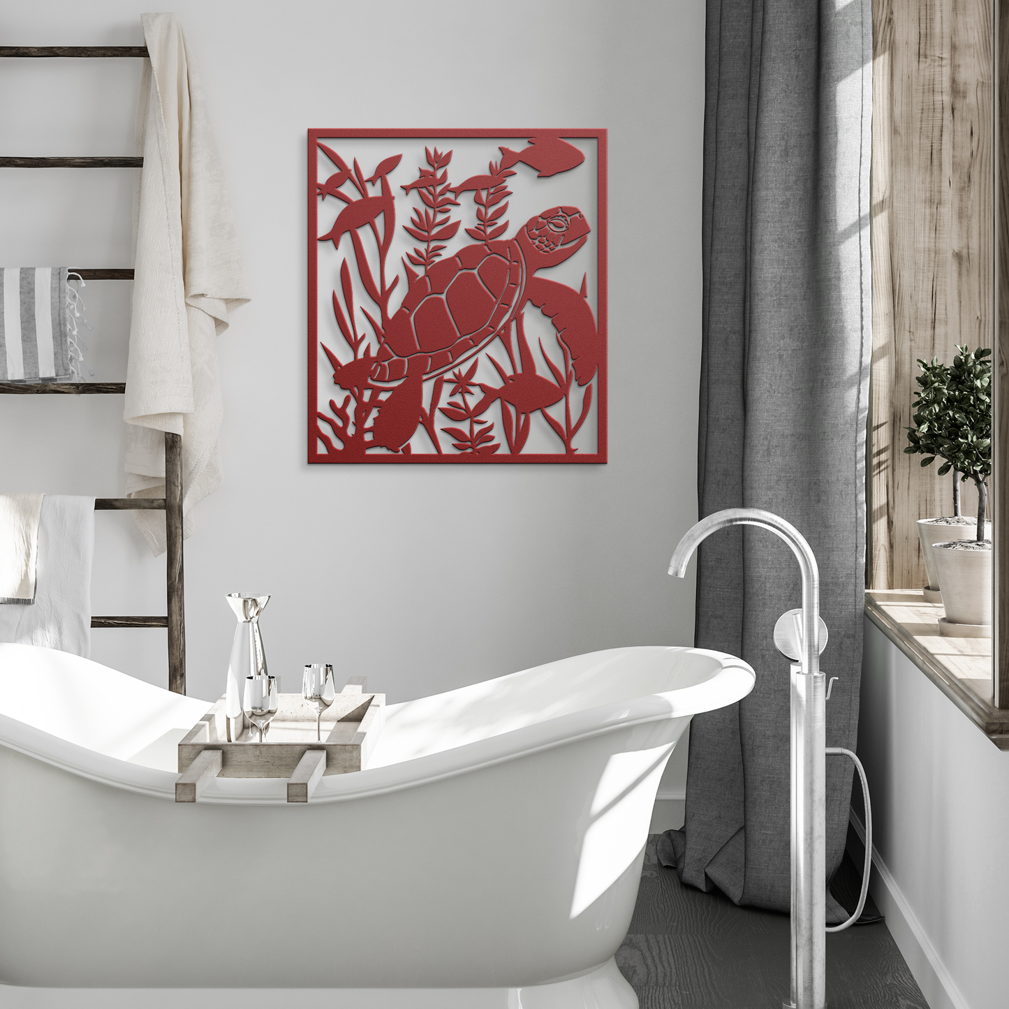 Turtle_with_fish_Red_Modern_Bathroom_Mockup.png
