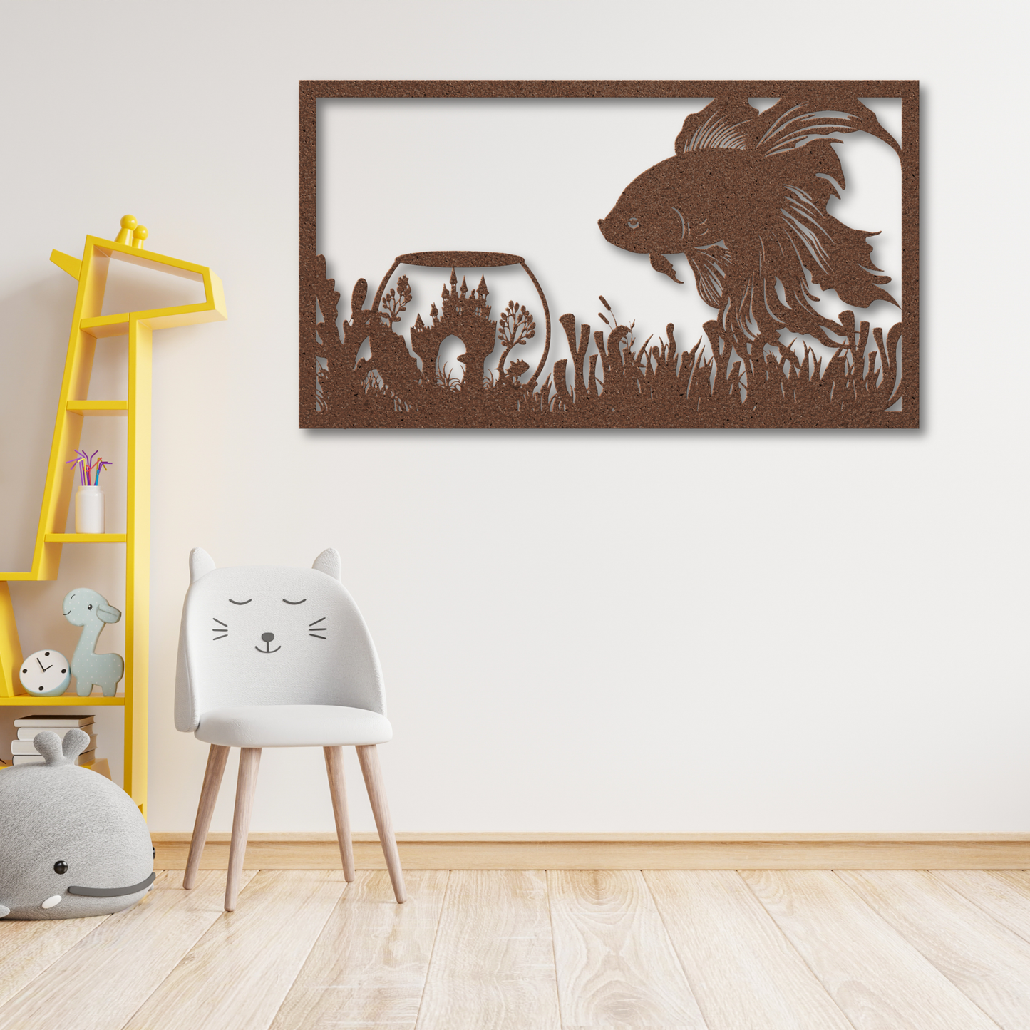 Beta Fish Metal Art: Unique Décor for Aquatic Lovers