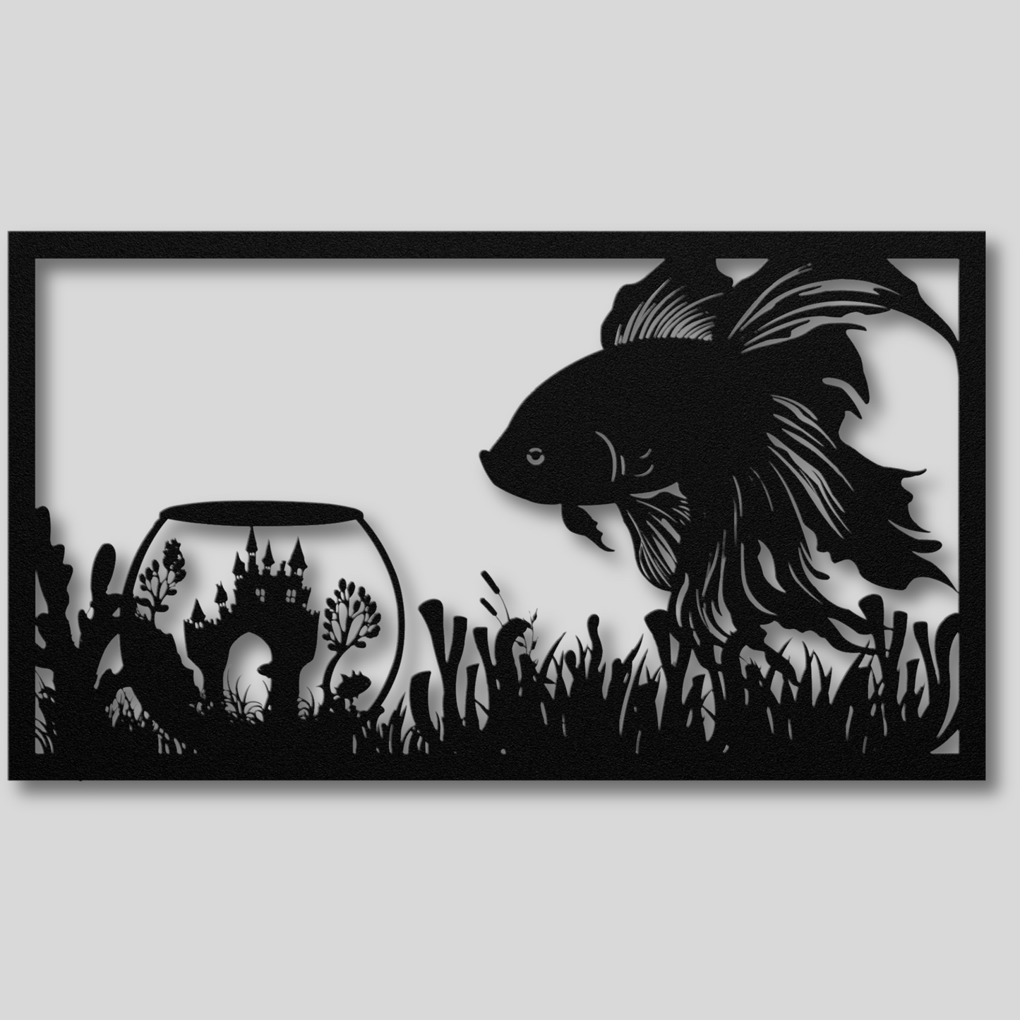 Beta Fish Metal Art: Unique Décor for Aquatic Lovers