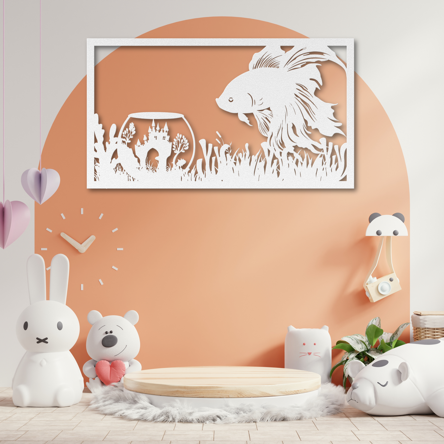 Beta Fish Metal Art: Unique Décor for Aquatic Lovers