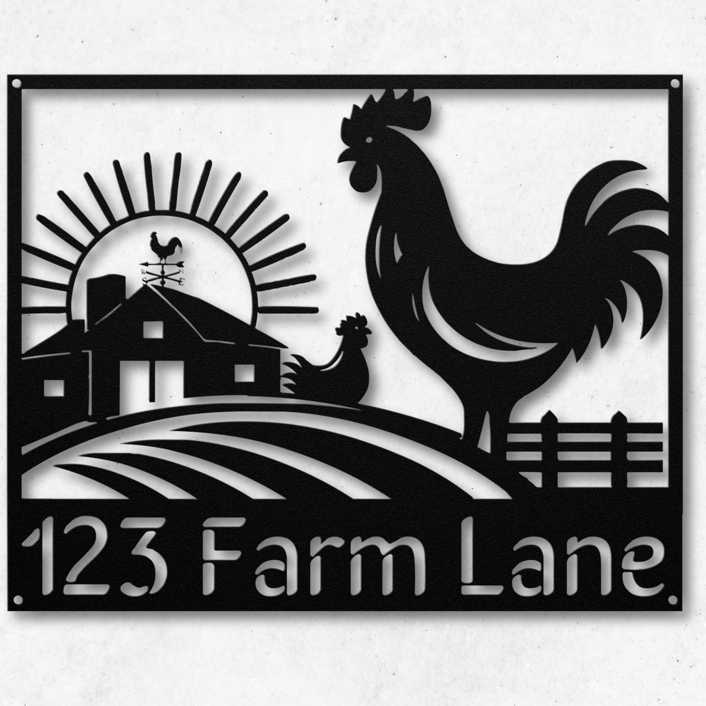 Personalized Farm Sign: Perfect for Your Homestead