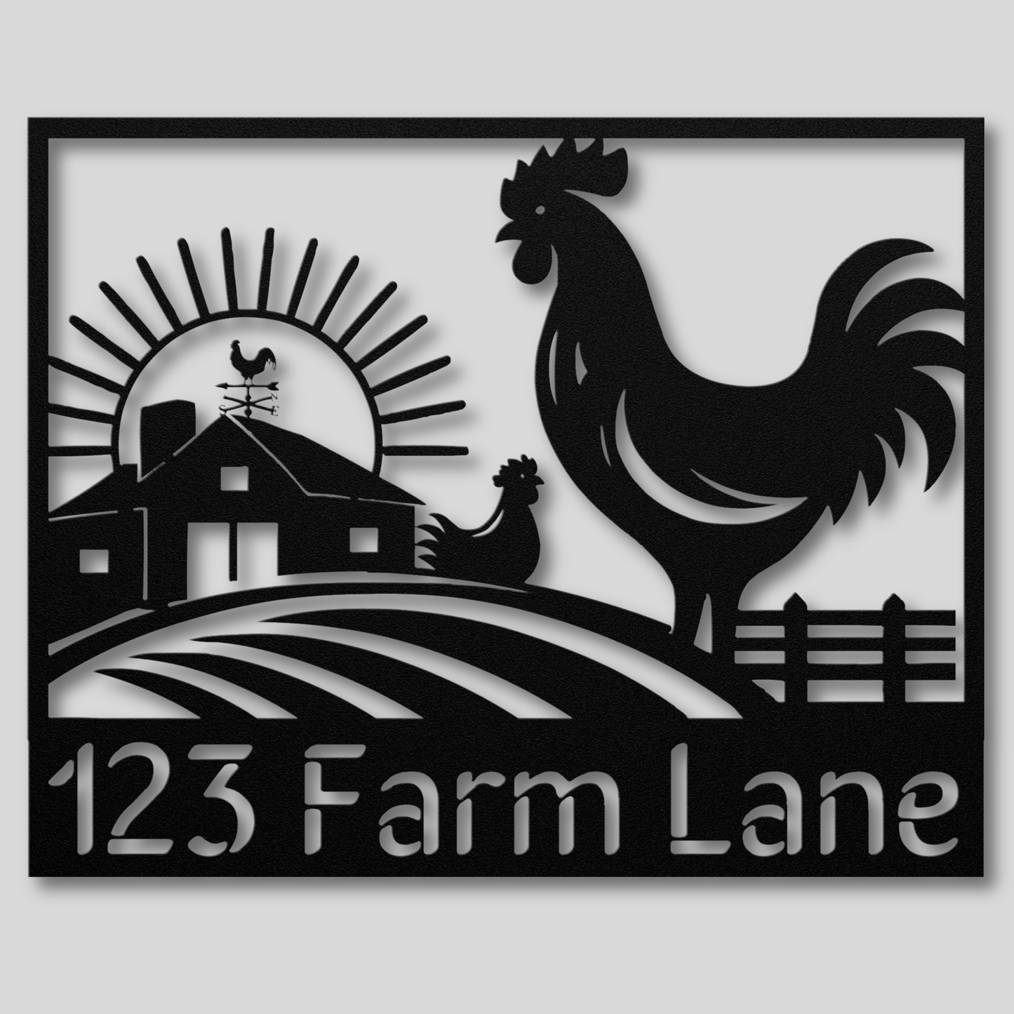 Personalized Farm Sign: Perfect for Your Homestead