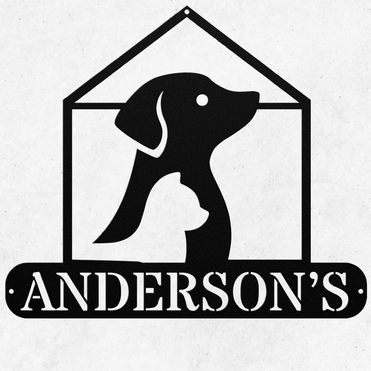 Personalized Dog and Cat Name Sign: Perfect for Your Home