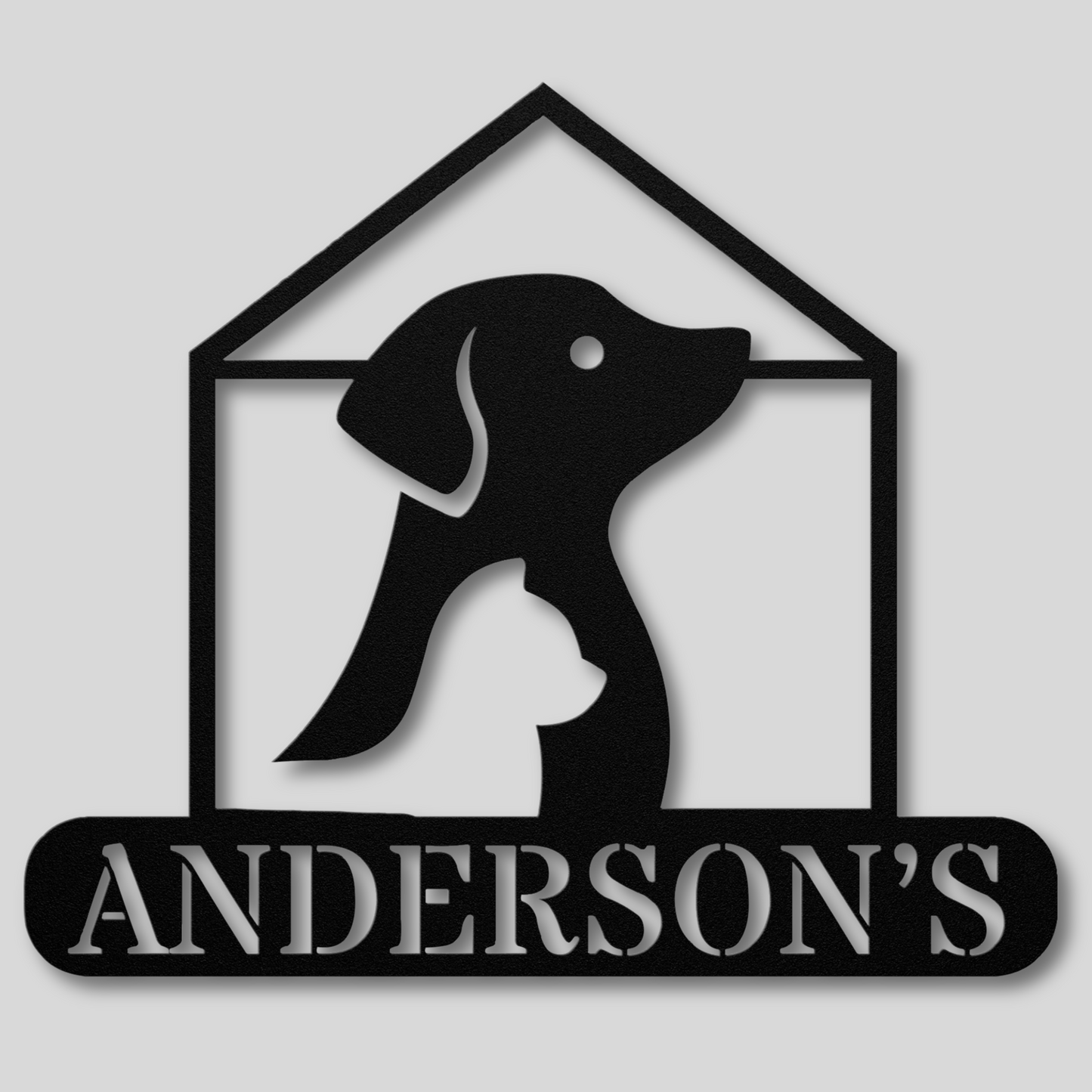 Personalized Dog and Cat Name Sign: Perfect for Your Home