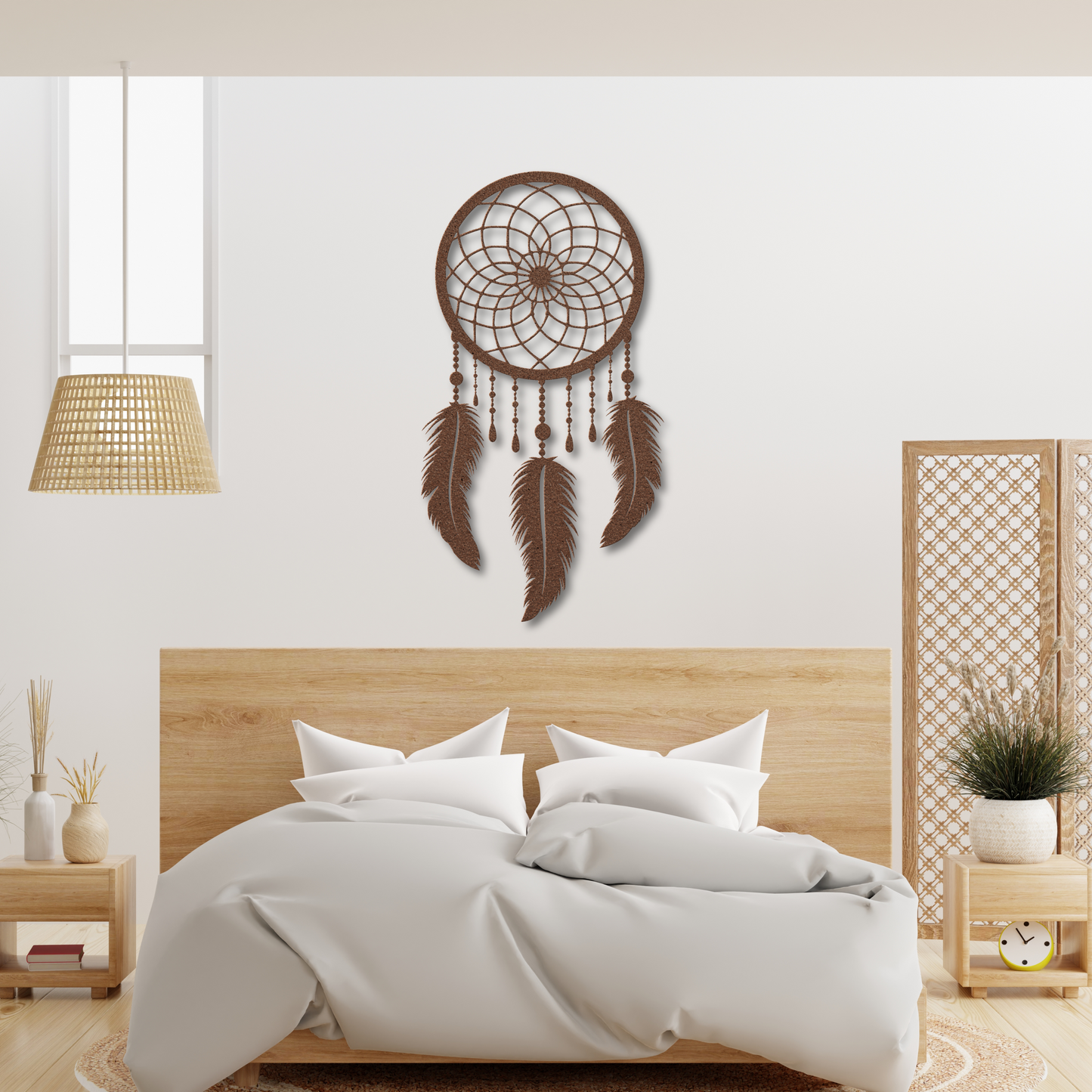 Whimsical Dream Catcher Metal Wall Art: Embrace Tranquility