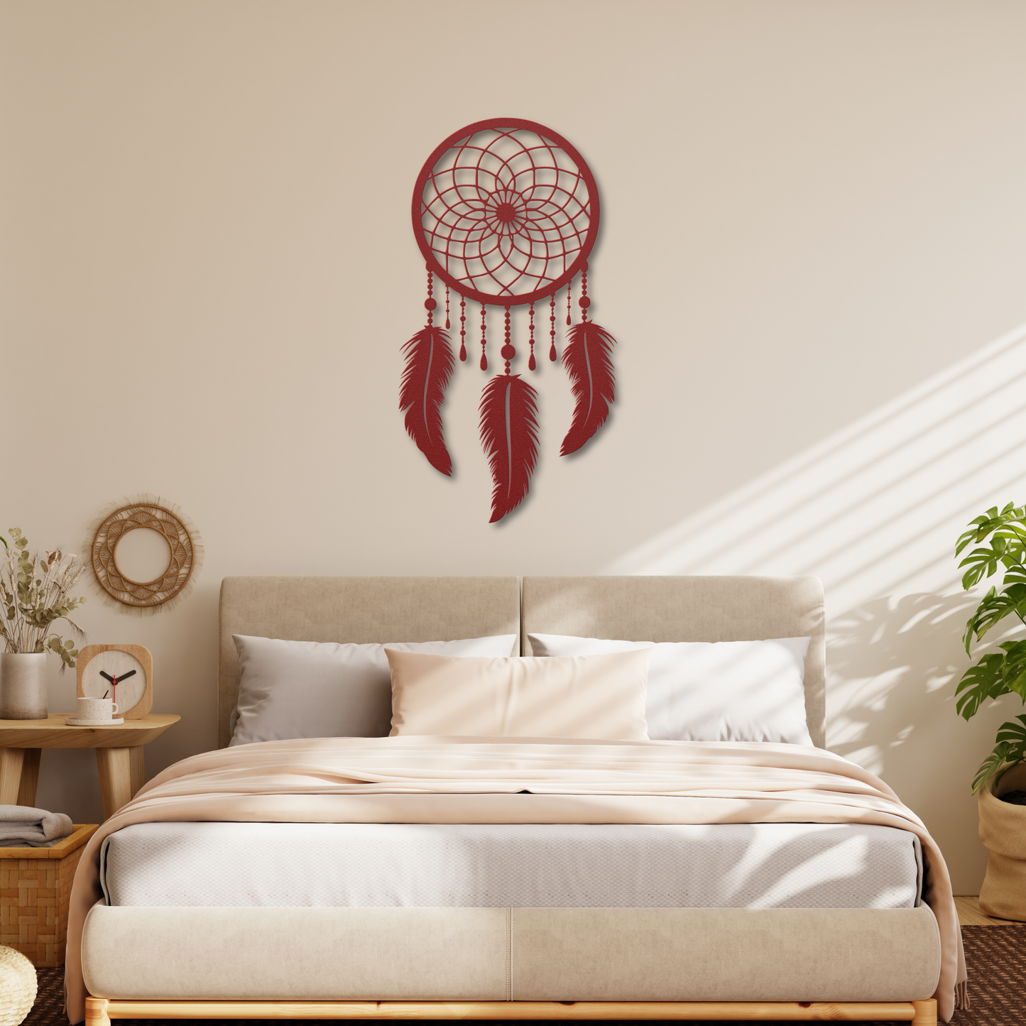 Whimsical Dream Catcher Metal Wall Art: Embrace Tranquility