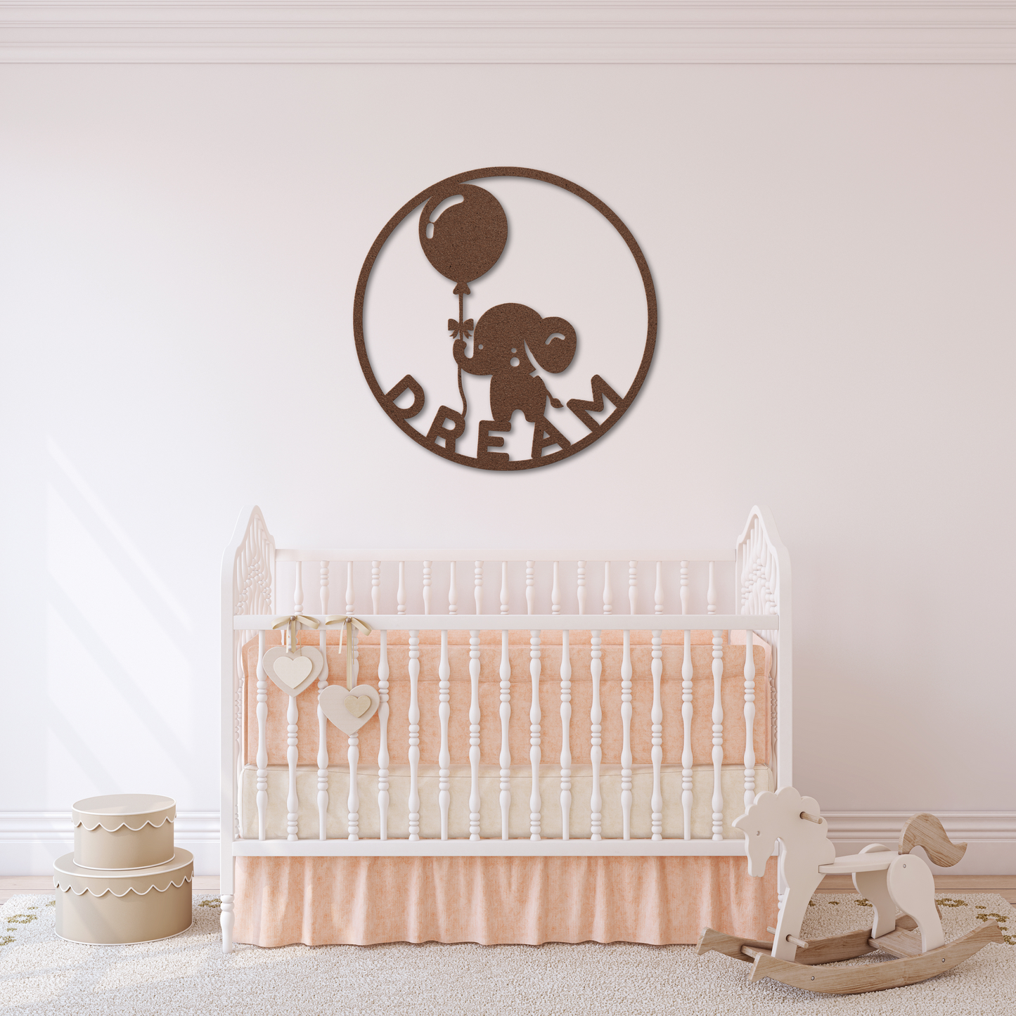 Whimsical Dream Elephant Metal Wall Art: Add a Playful Touch