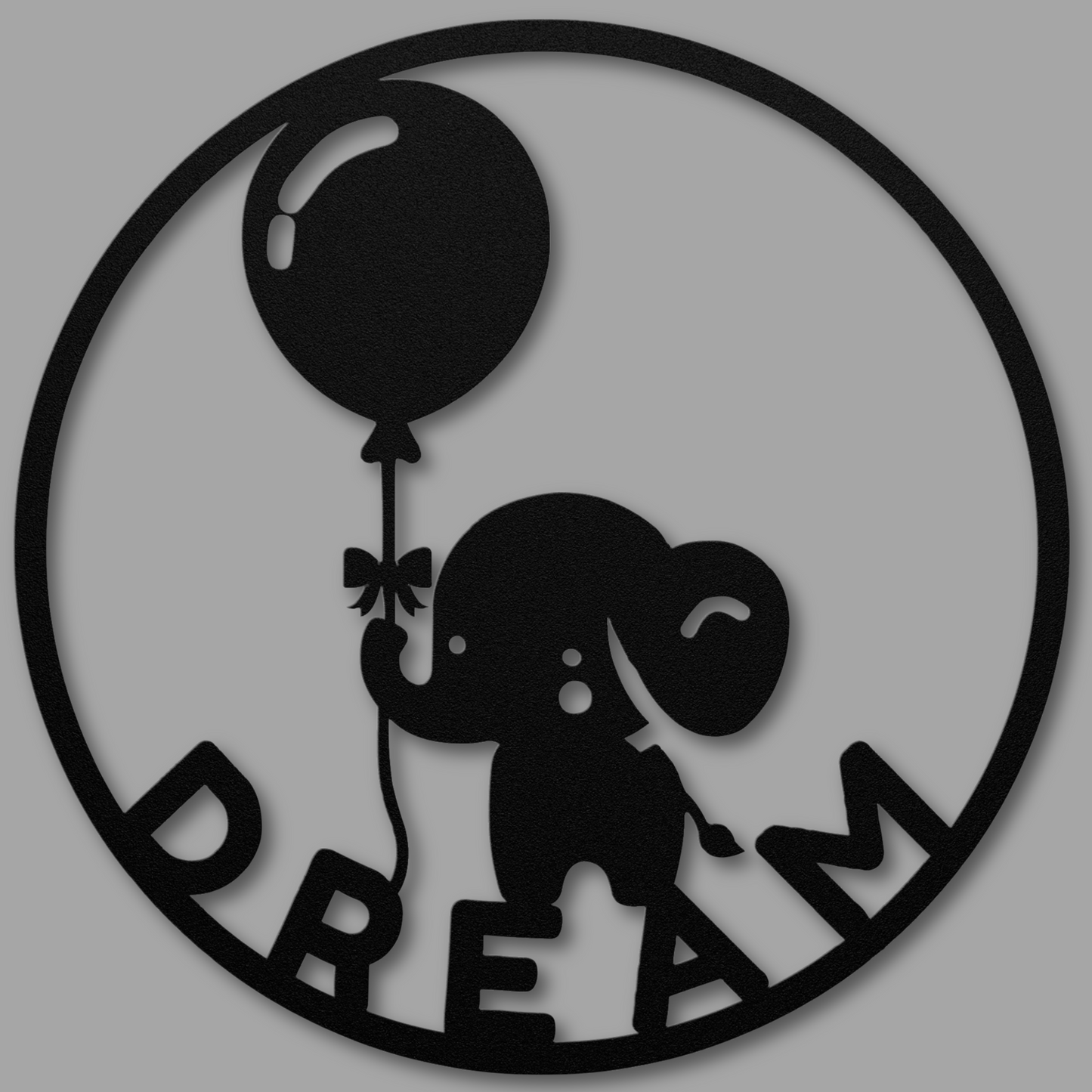 Whimsical Dream Elephant Metal Wall Art: Add a Playful Touch