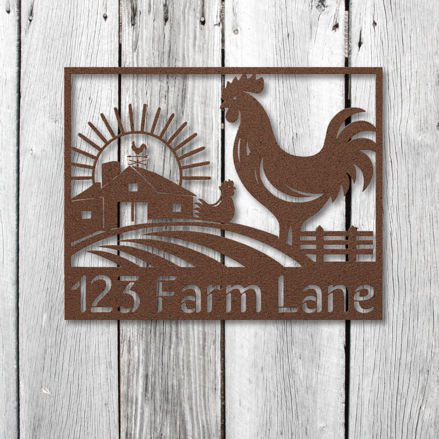 Personalized Farm Sign: Perfect for Your Homestead