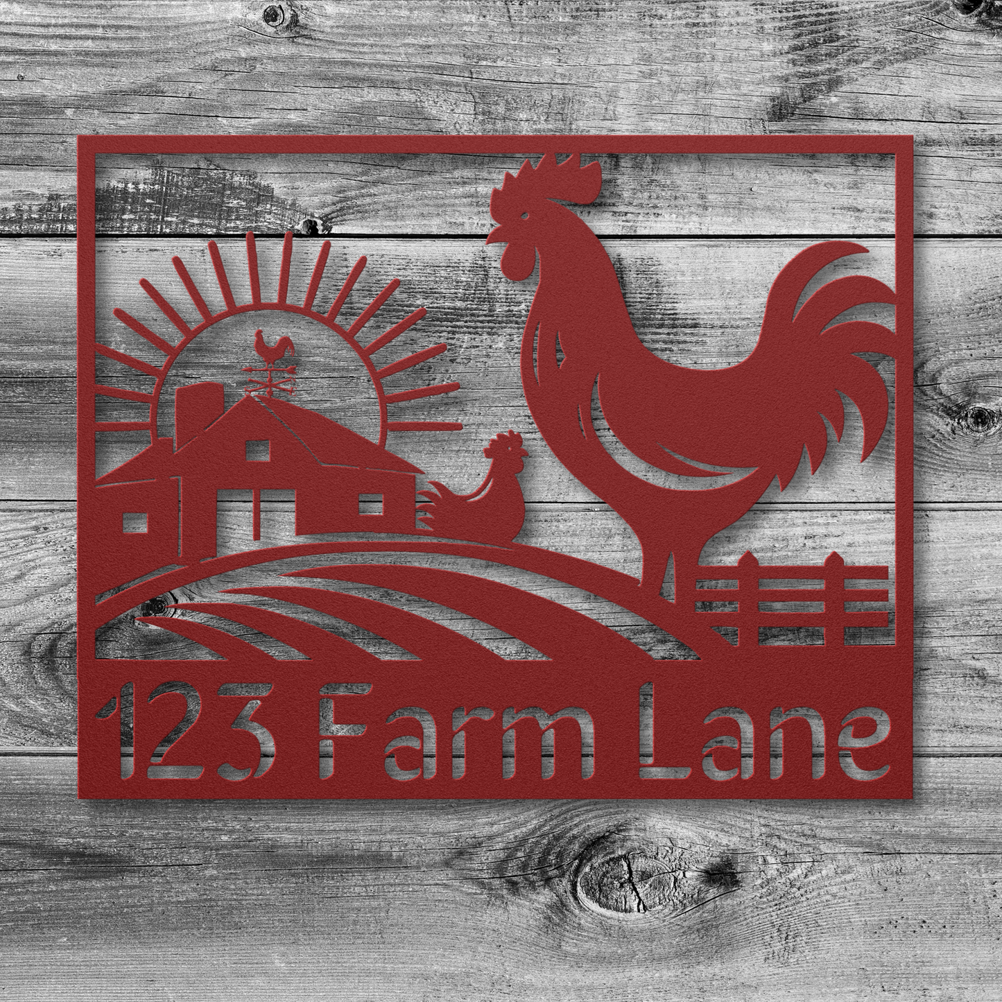 Personalized Farm Sign: Perfect for Your Homestead