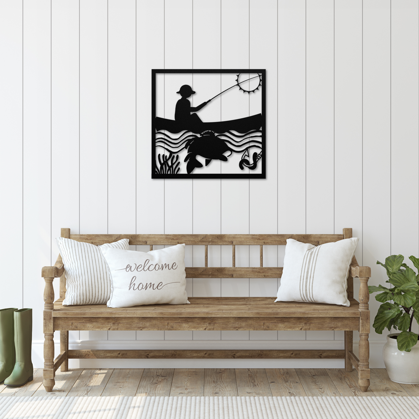 Unique Fishing Metal Wall Art: A Catch for Your Home