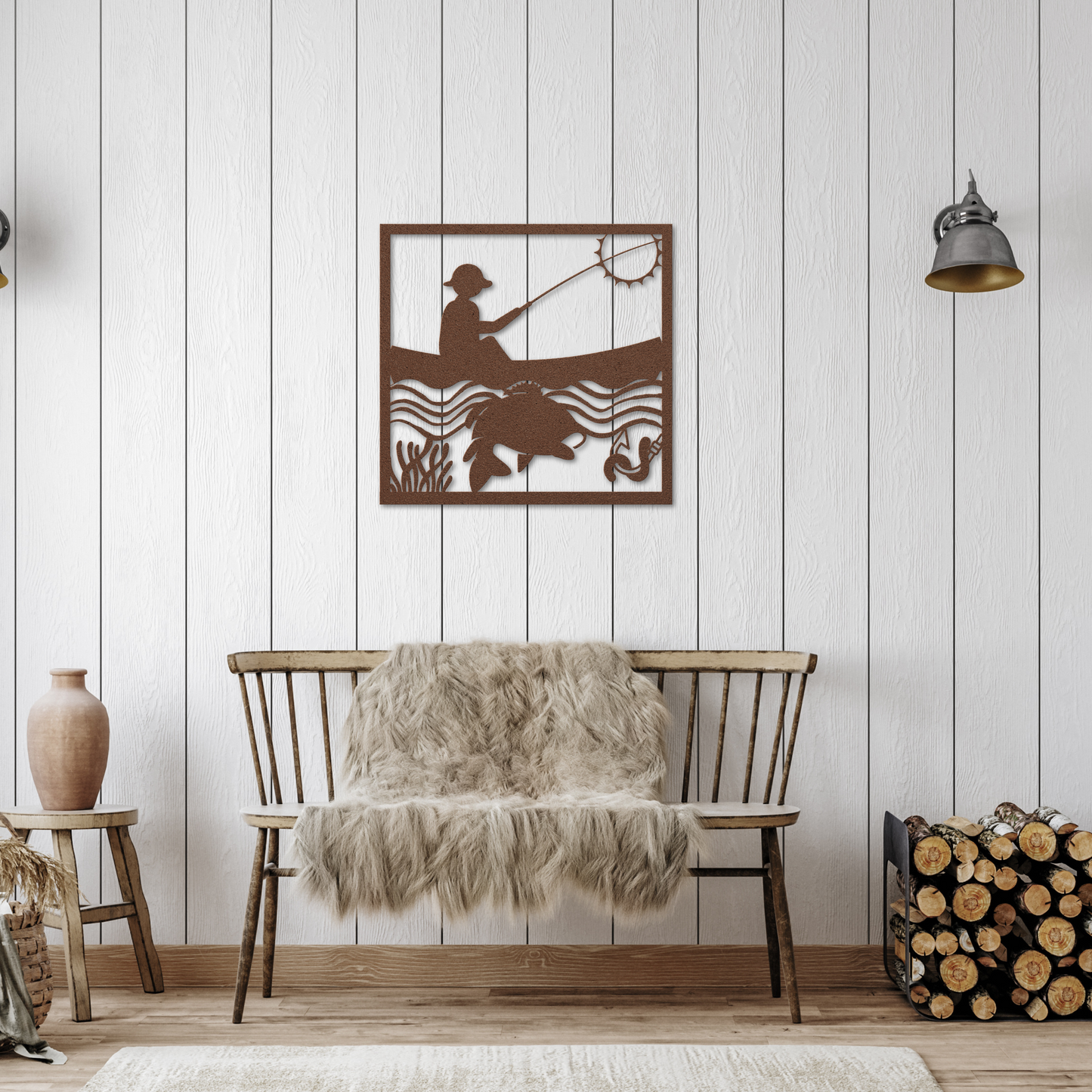 Unique Fishing Metal Wall Art: A Catch for Your Home