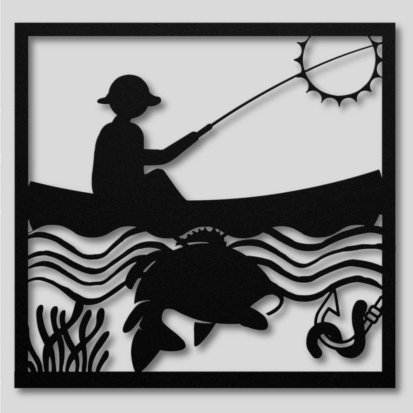 Unique Fishing Metal Wall Art: A Catch for Your Home