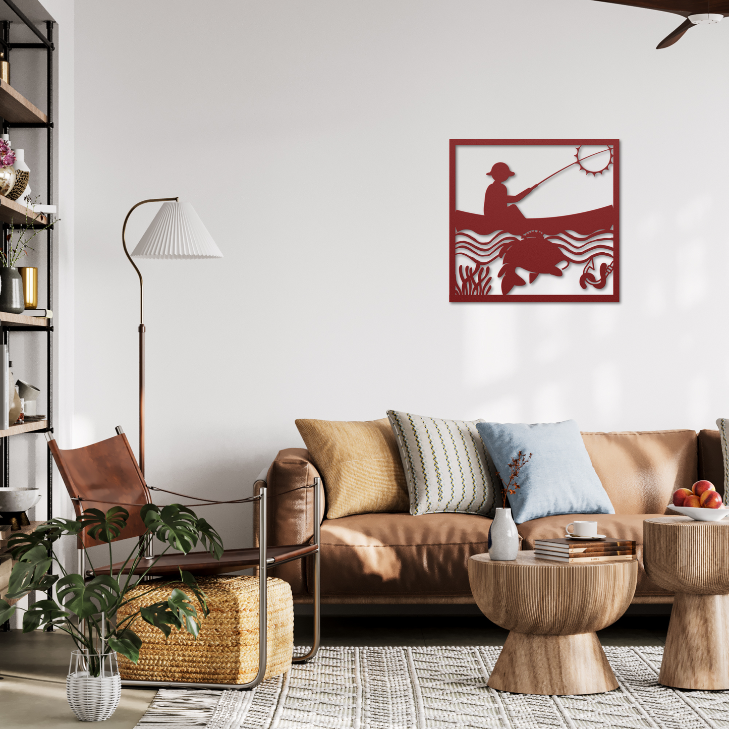 Unique Fishing Metal Wall Art: A Catch for Your Home