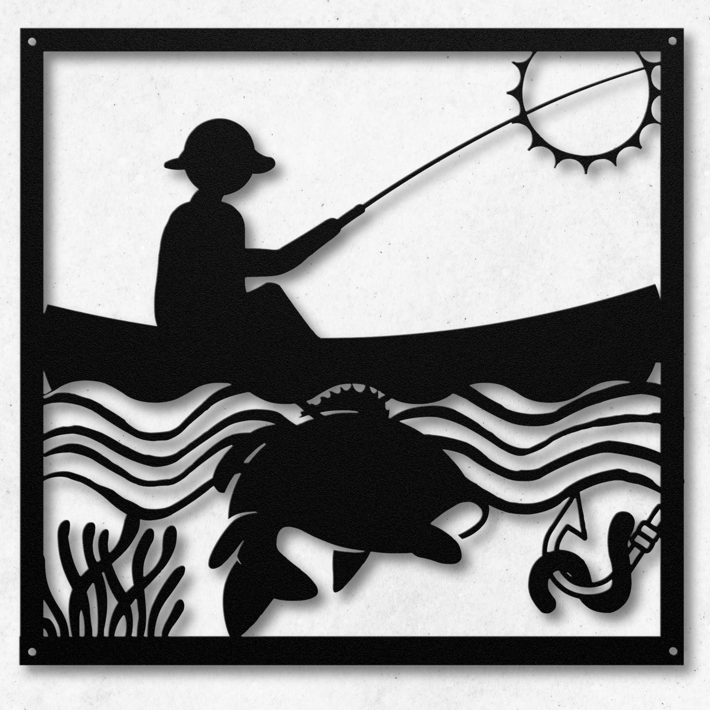 Unique Fishing Metal Wall Art: A Catch for Your Home