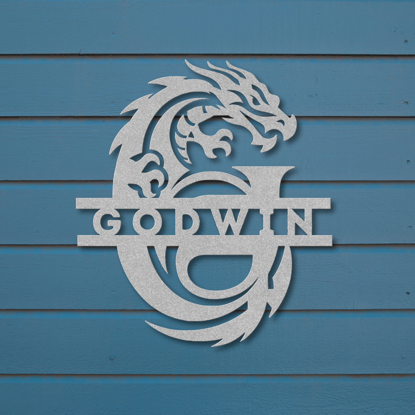 Custom Dragon Letter G Metal Sign: A Touch of Fantasy Flair