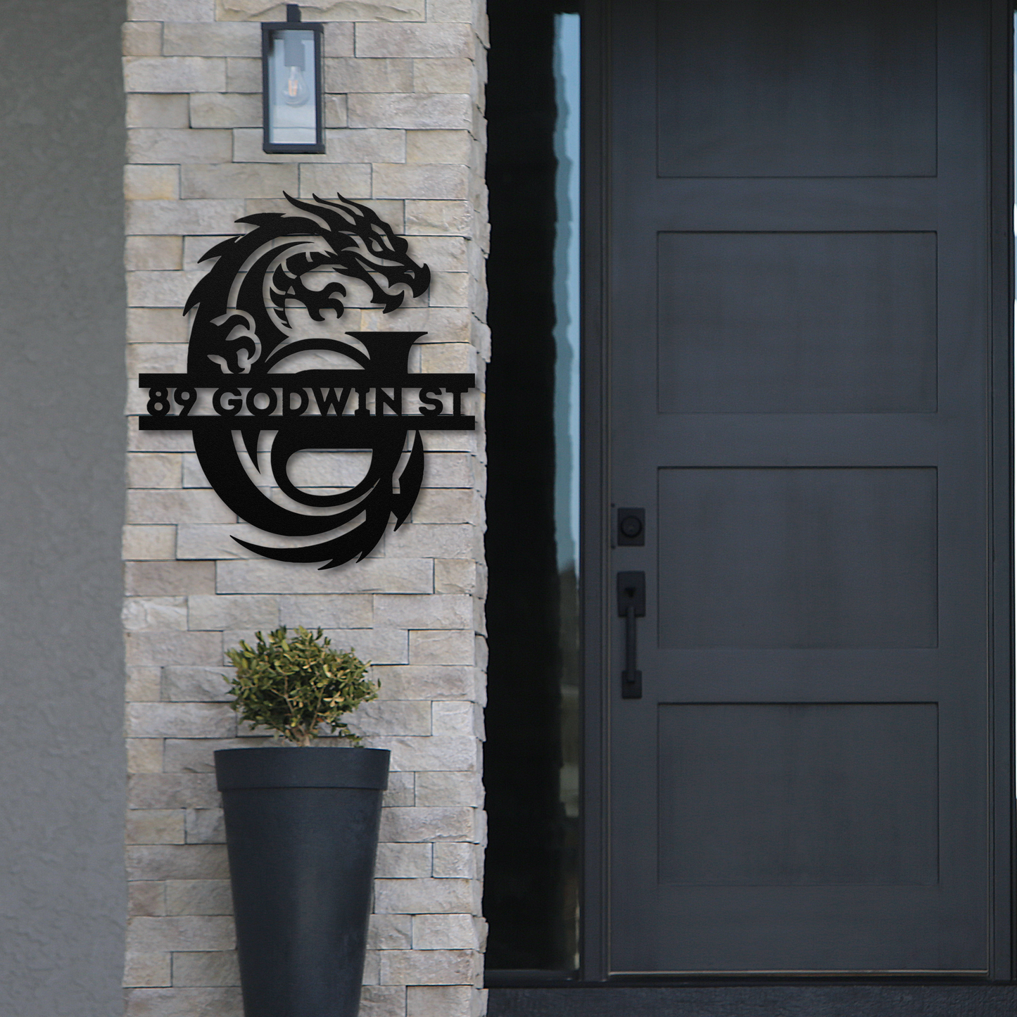 Custom Dragon Letter G Metal Sign: A Touch of Fantasy Flair