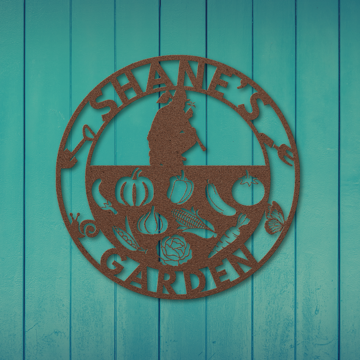 Custom Garden Metal Sign: Celebrate Your Green Thumb
