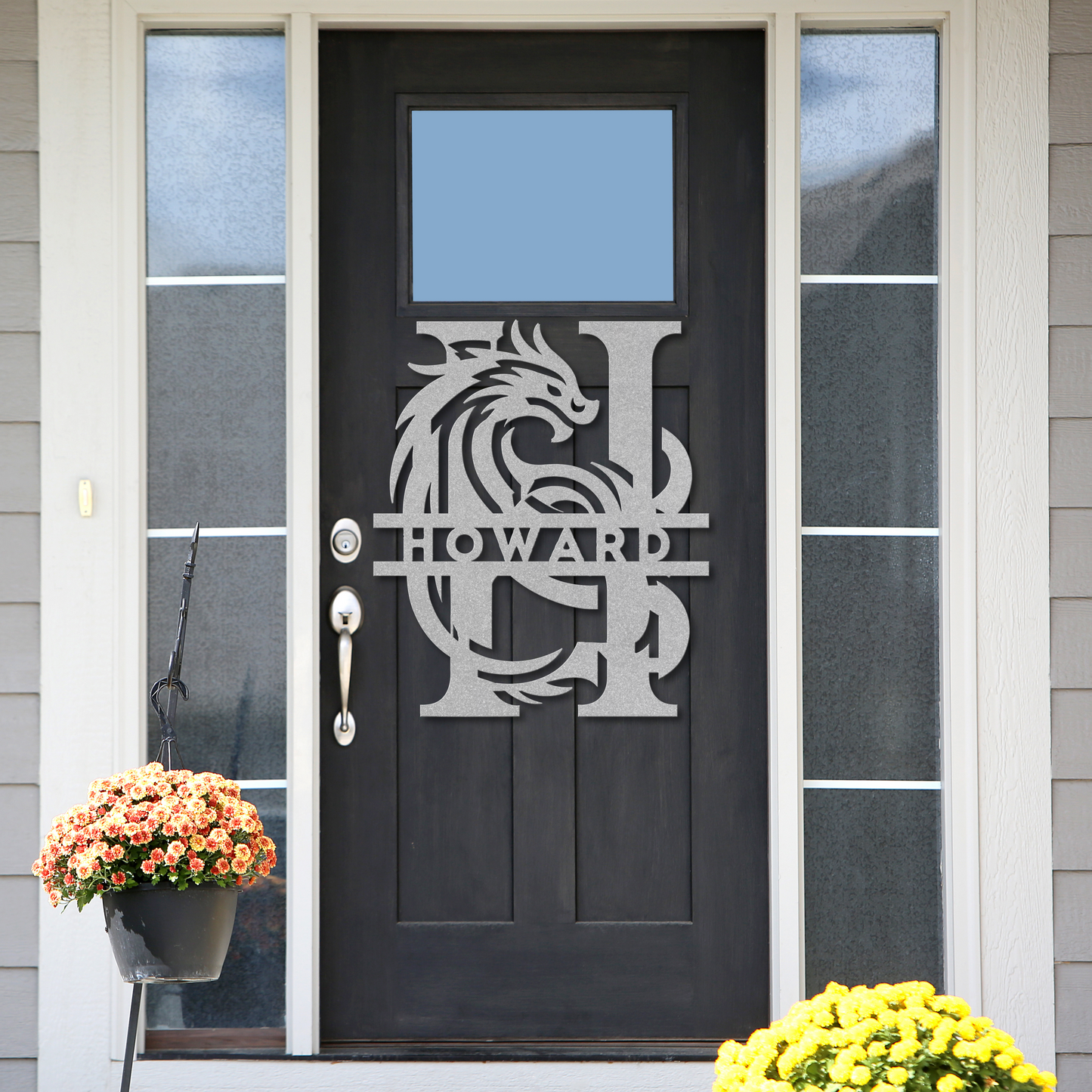 Custom Dragon Letter H Metal Sign: A Touch of Enchantment