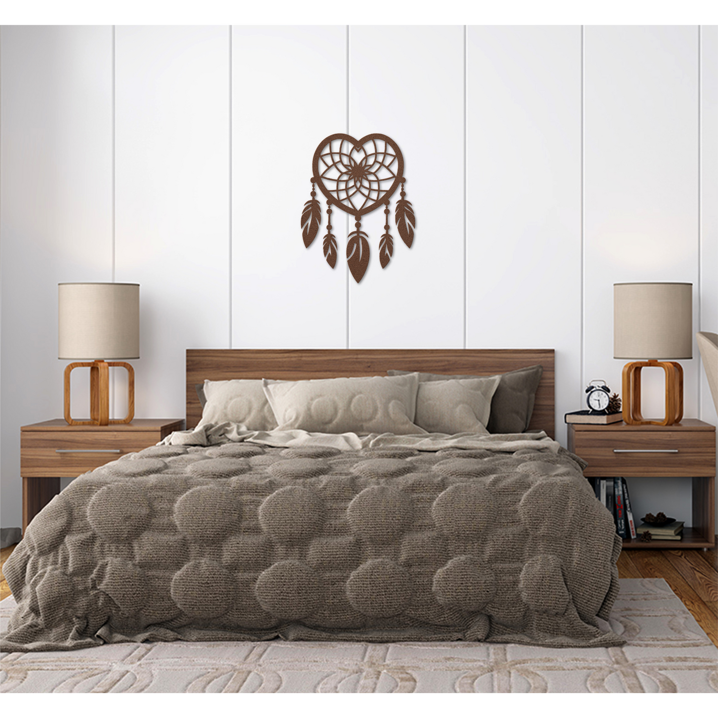 Heart Dream Catcher Metal Wall Art: Embrace Your Dreams