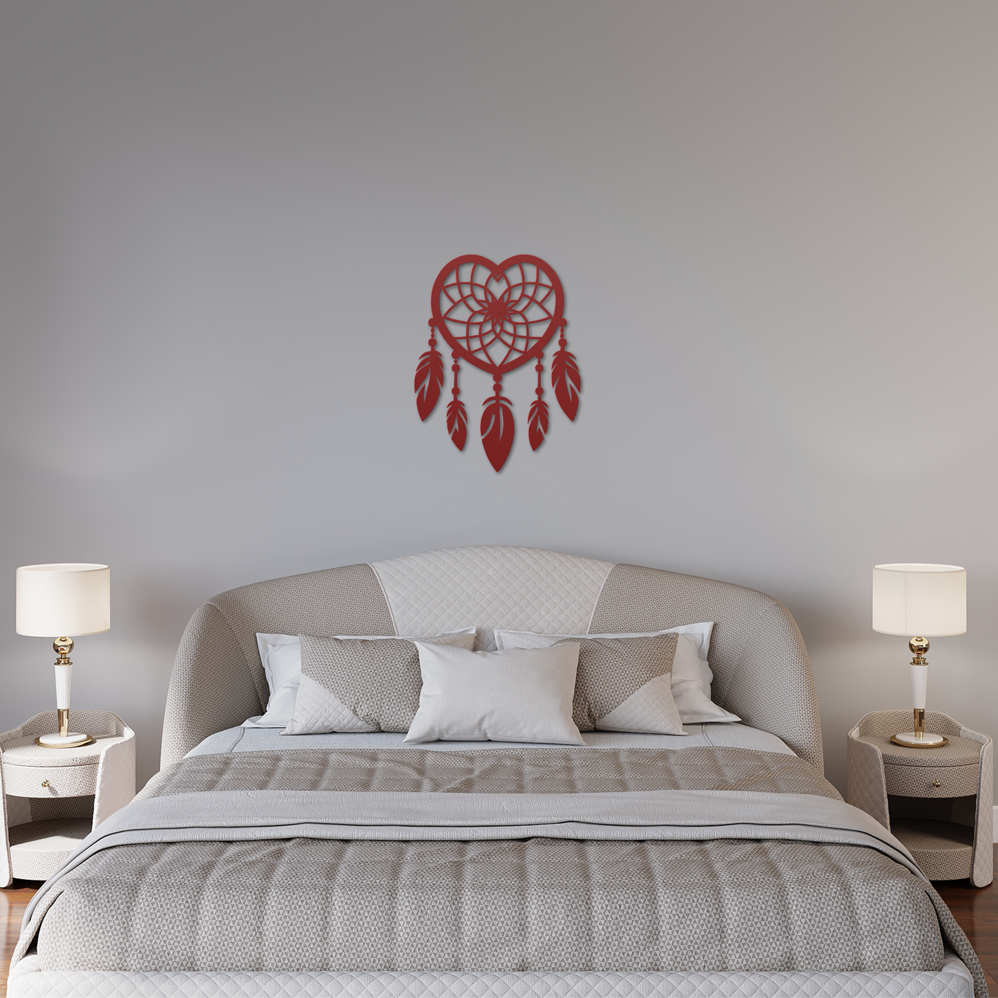 Heart Dream Catcher Metal Wall Art: Embrace Your Dreams