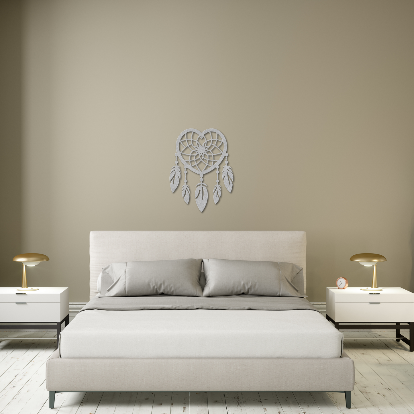 Heart Dream Catcher Metal Wall Art: Embrace Your Dreams
