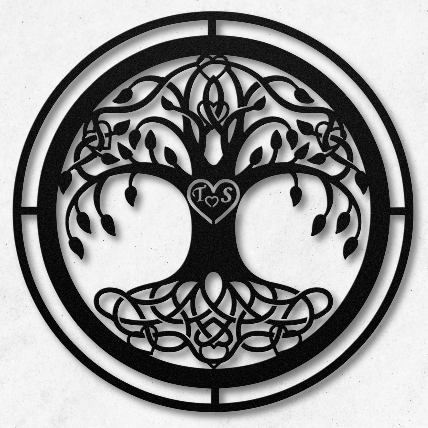 Custom Initial Tree of Life Metal Wall Art: A Symbol of Family and Growth