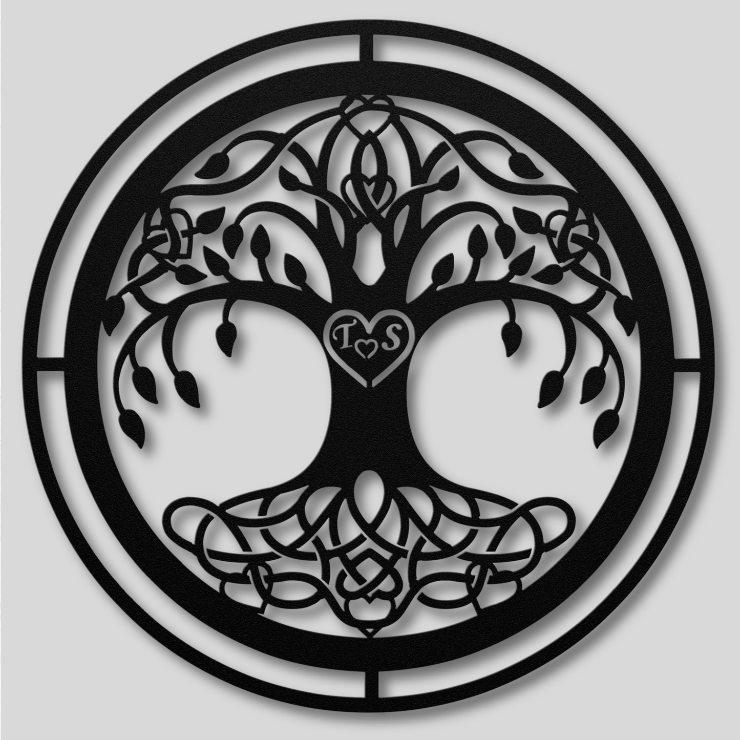 Custom Initial Tree of Life Metal Wall Art: A Symbol of Family and Growth