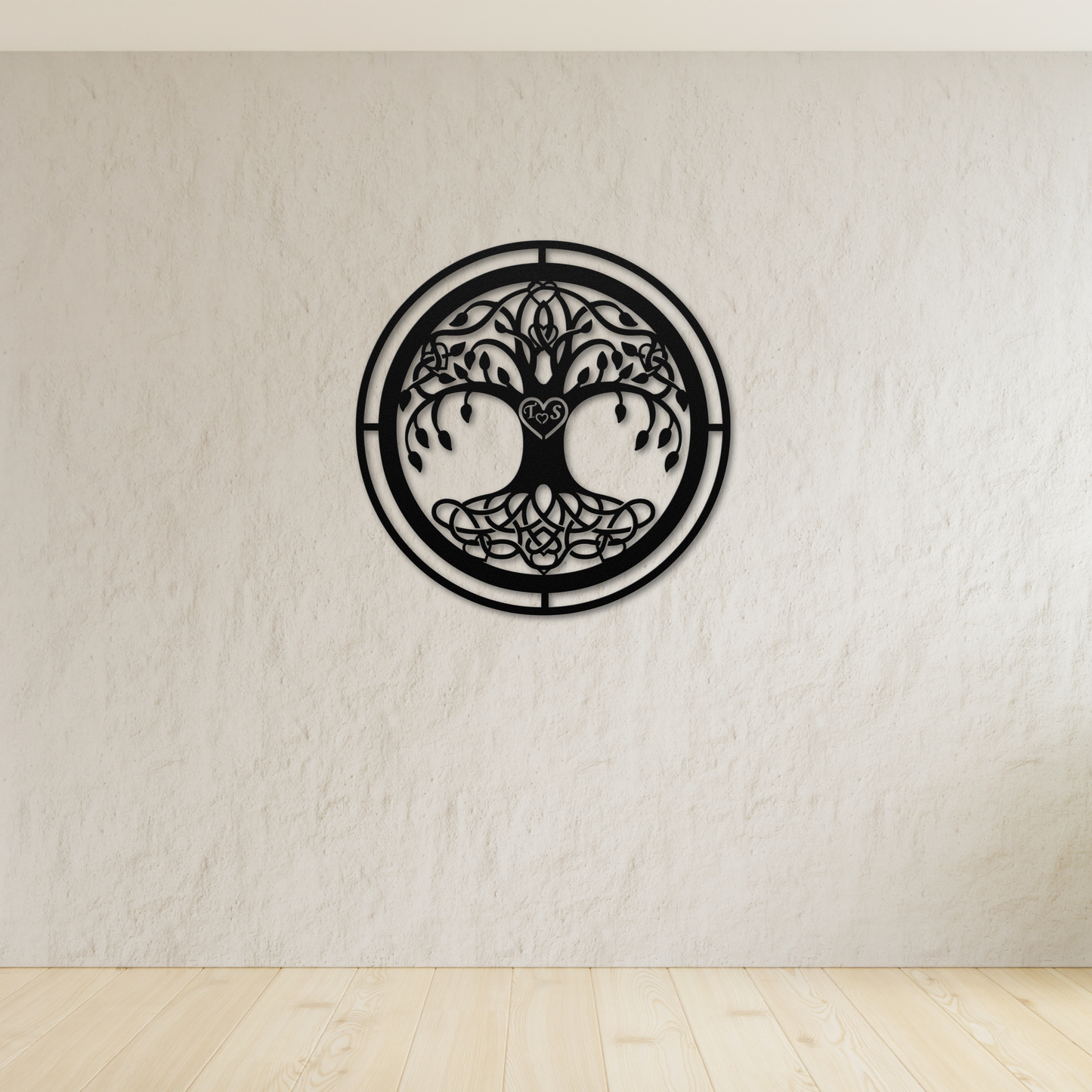 Custom Initial Tree of Life Metal Wall Art: A Symbol of Family and Growth