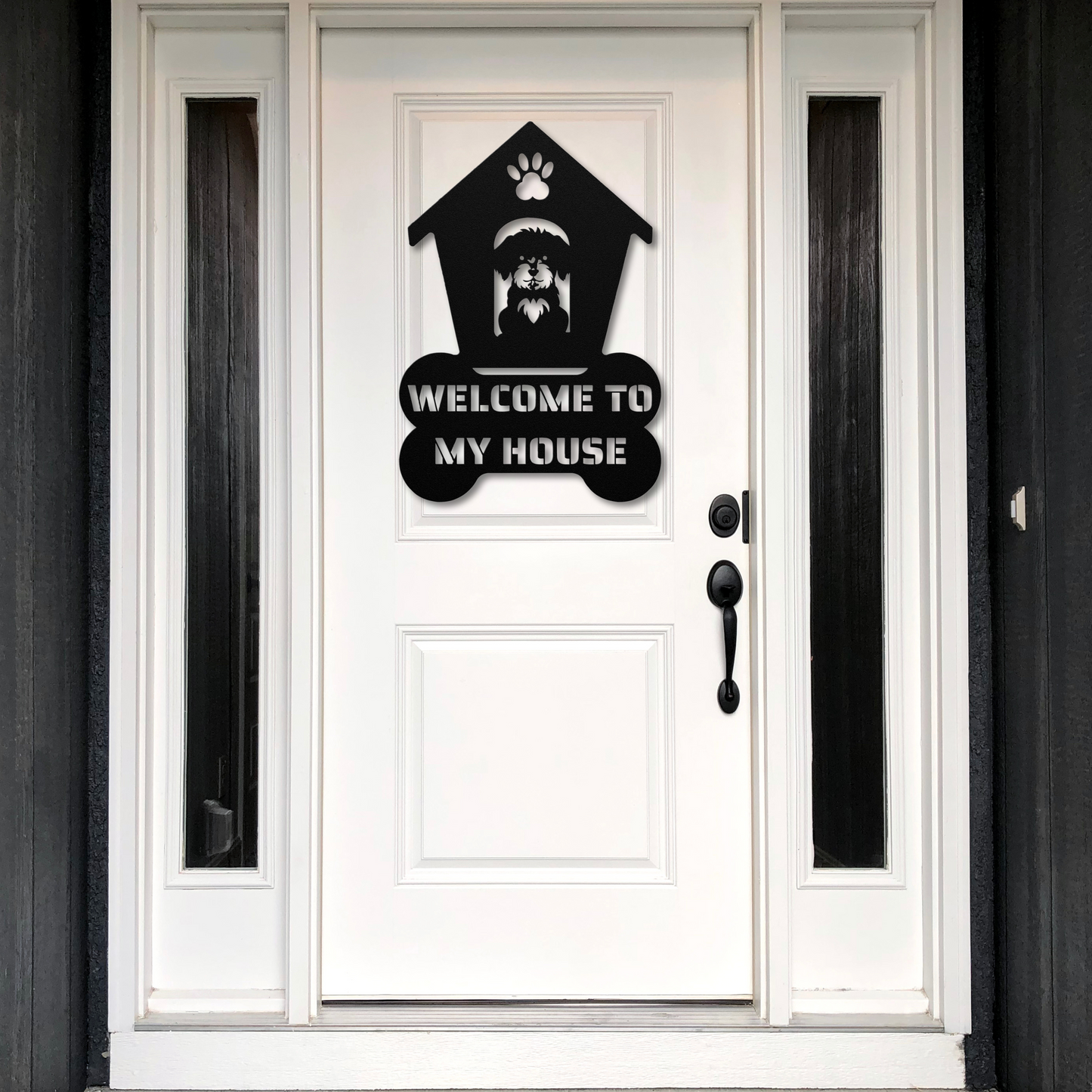 Maltipoo Welcome Dog House Sign: A Warm Greeting for Your Home