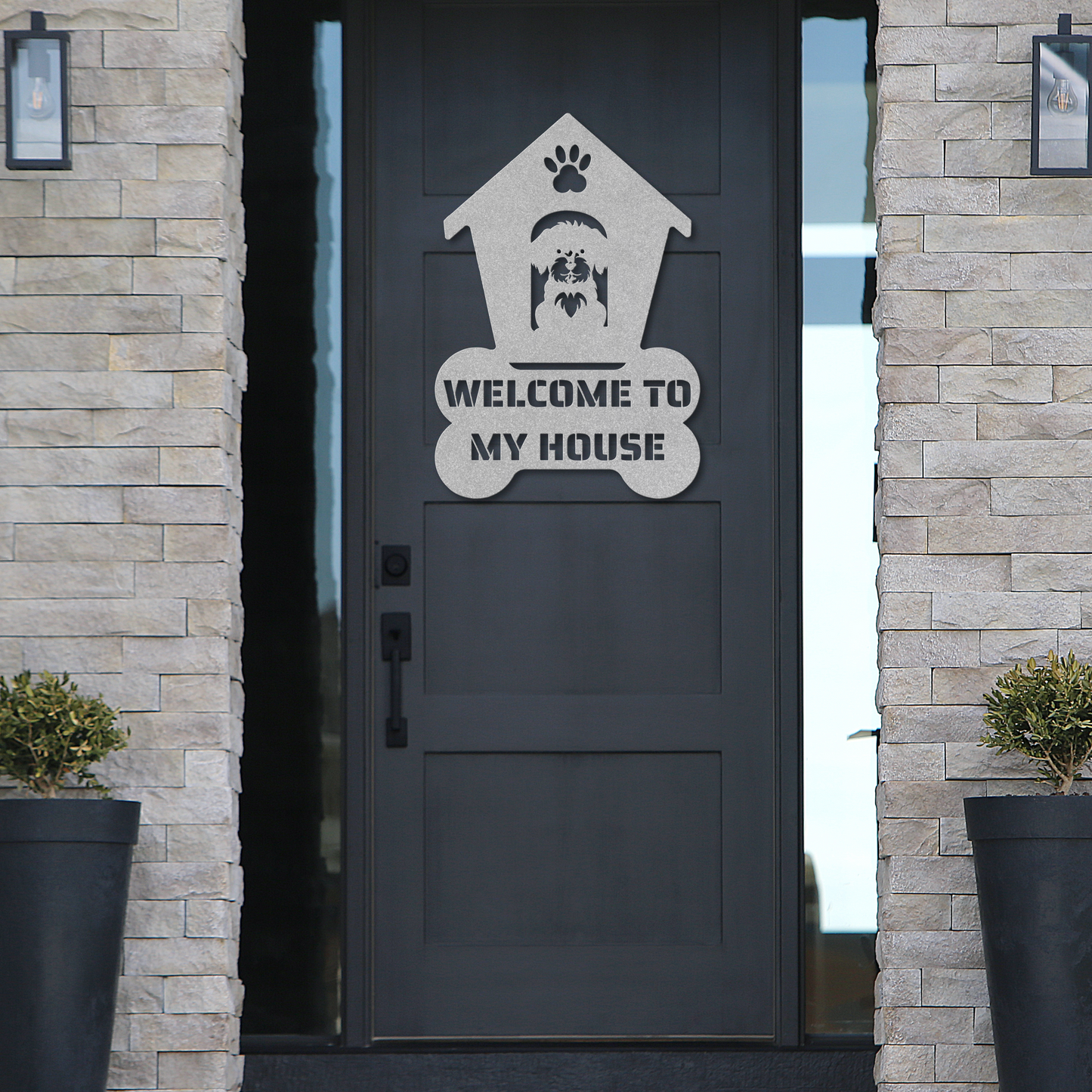 Maltipoo Welcome Dog House Sign: A Warm Greeting for Your Home