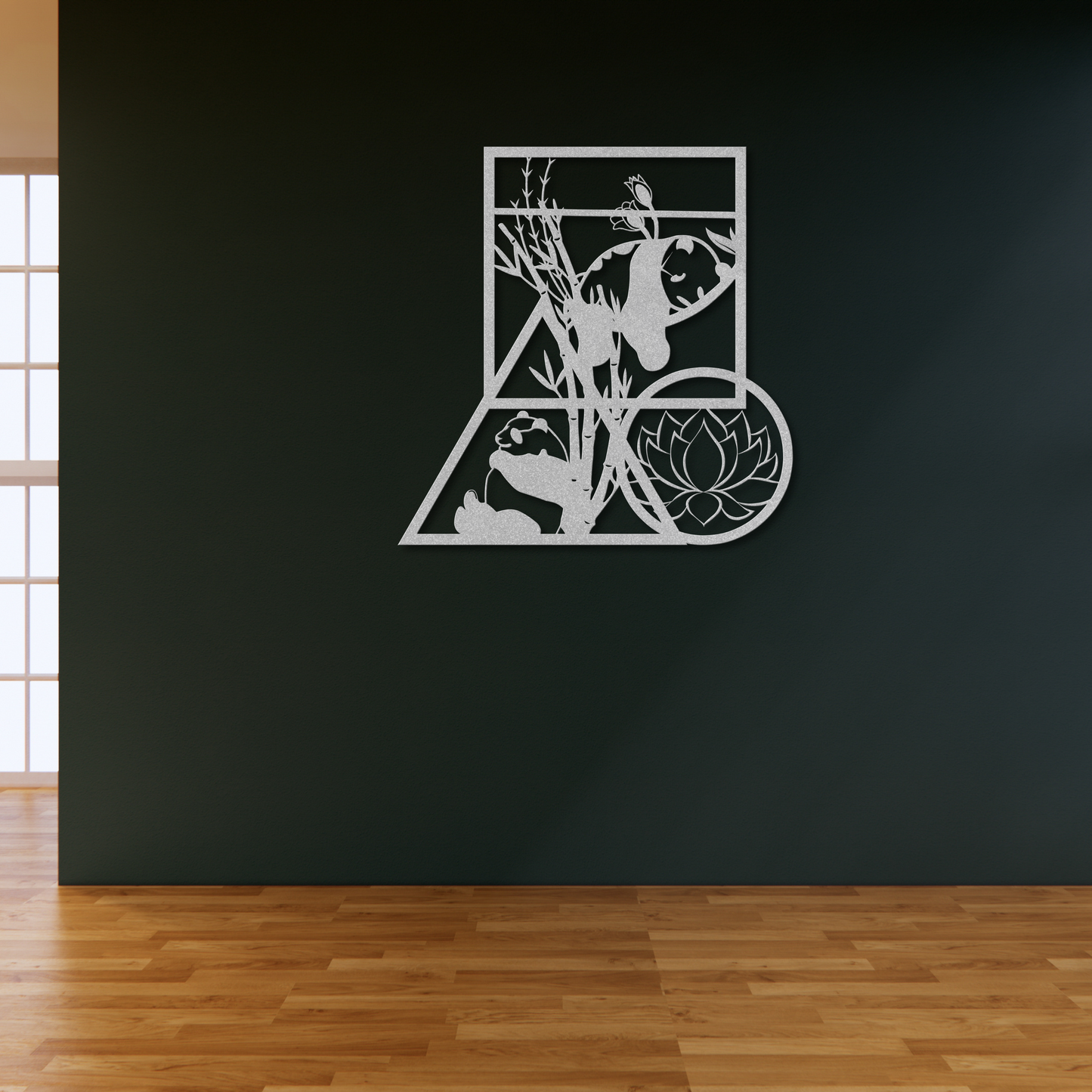 Adorable Pandas Metal Wall Art: Bring Joy to Your Space