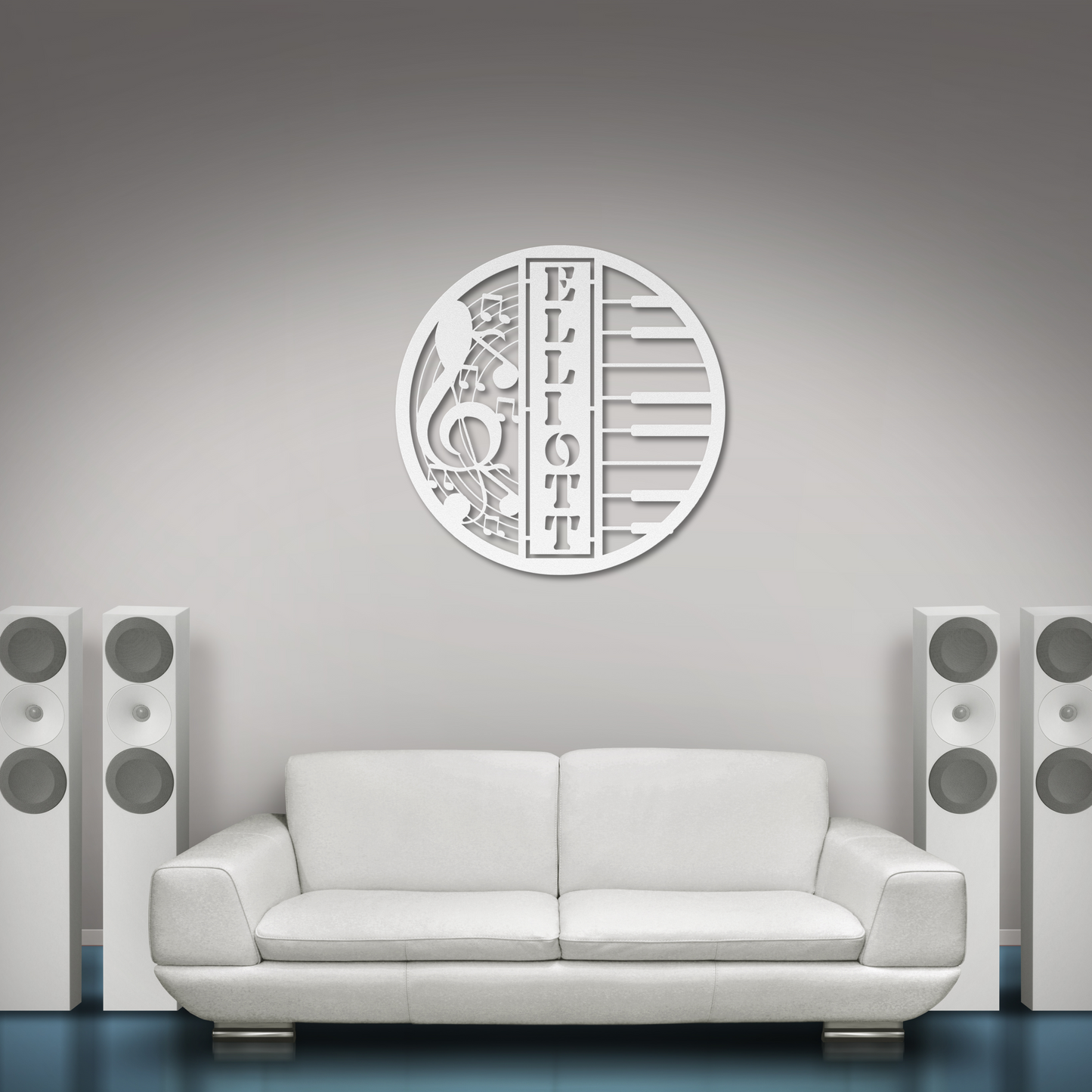 Stylish Piano Music Metal Wall Art: Bring Melodies to Life