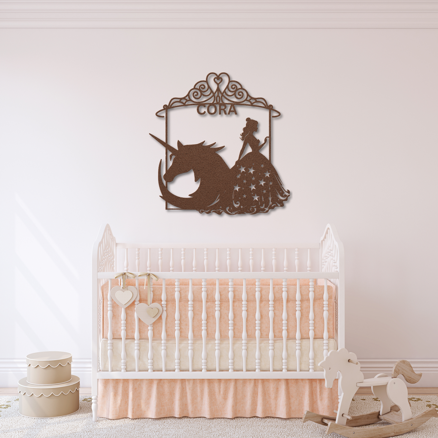 Magical Princess and the Unicorn Metal Wall Art: Bring Fairy Tales To Life