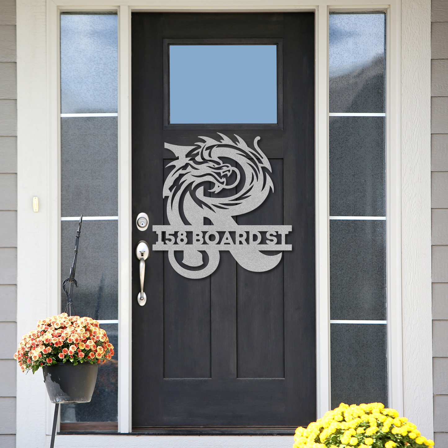 Custom Dragon Letter R Metal Sign: A Striking Statement Piece