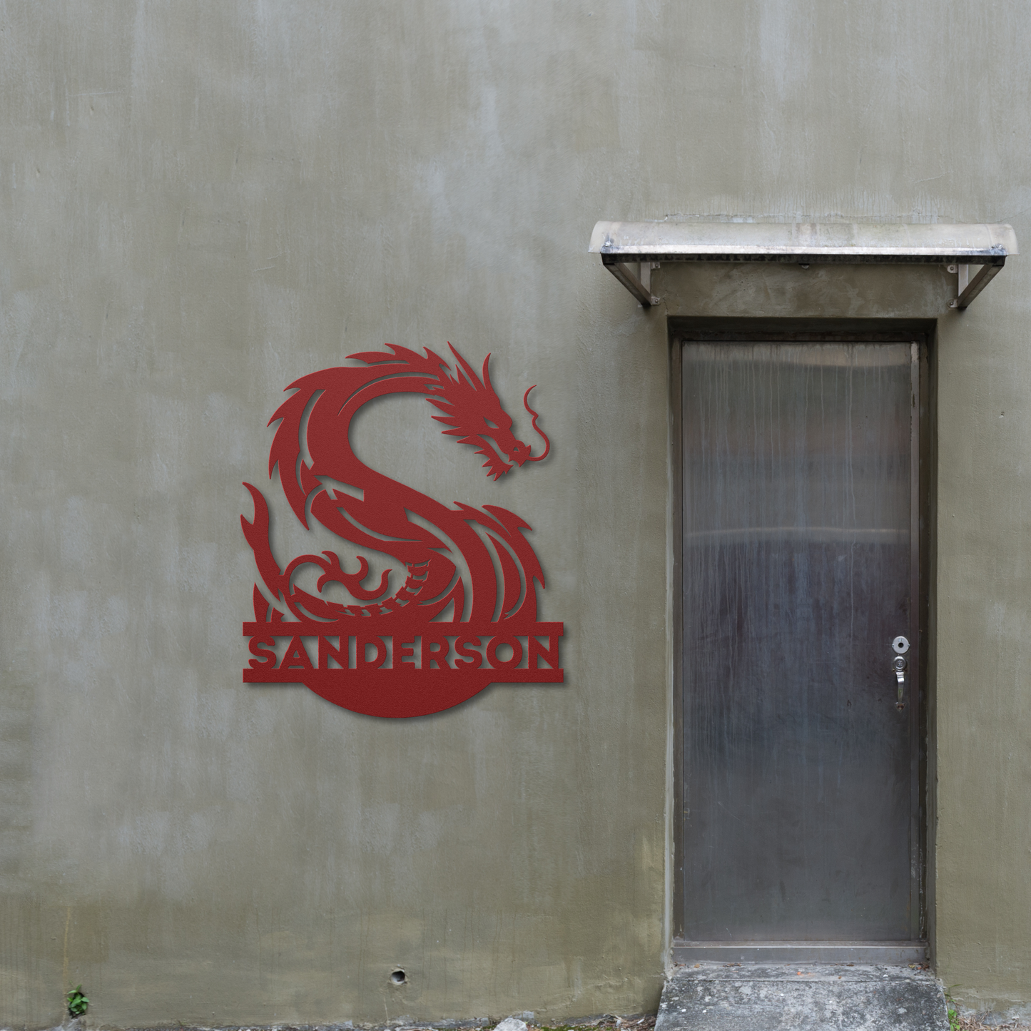 Custom Dragon Letter S Metal Sign: A Touch of Mythical Charm