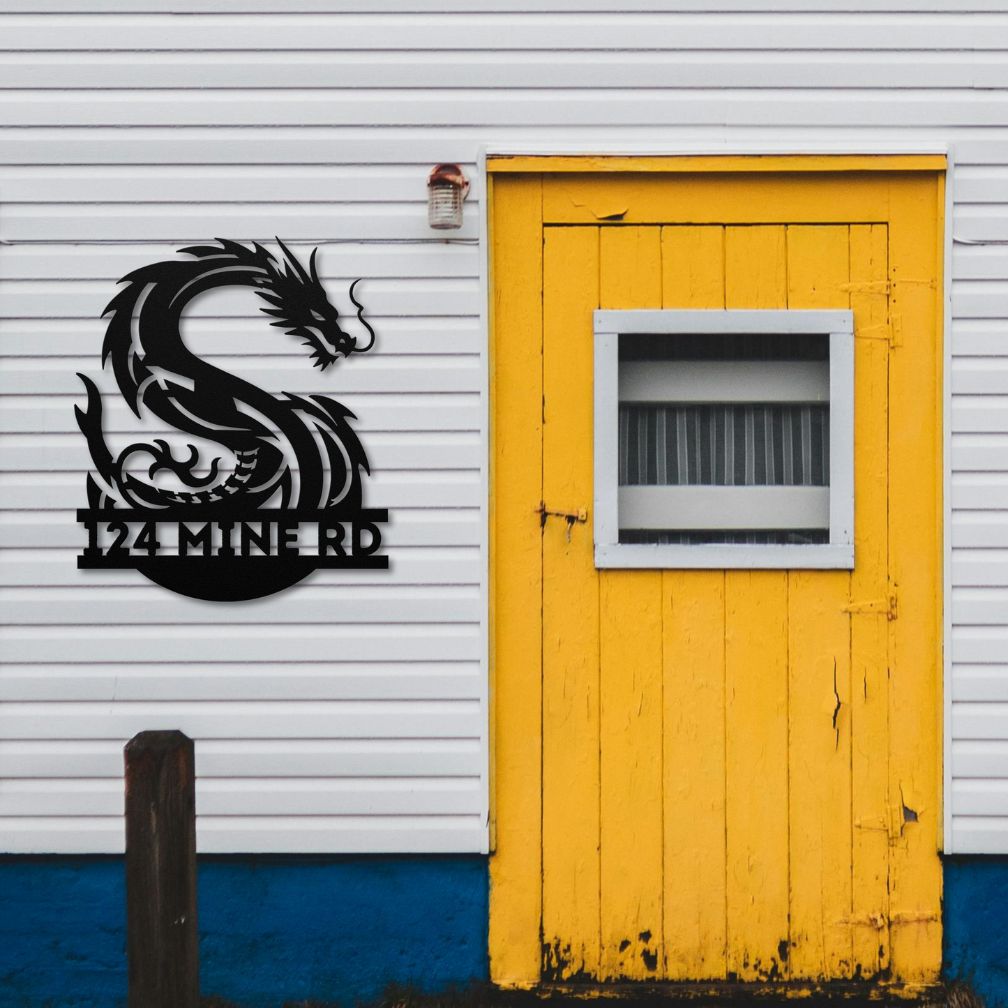 Custom Dragon Letter S Metal Sign: A Touch of Mythical Charm