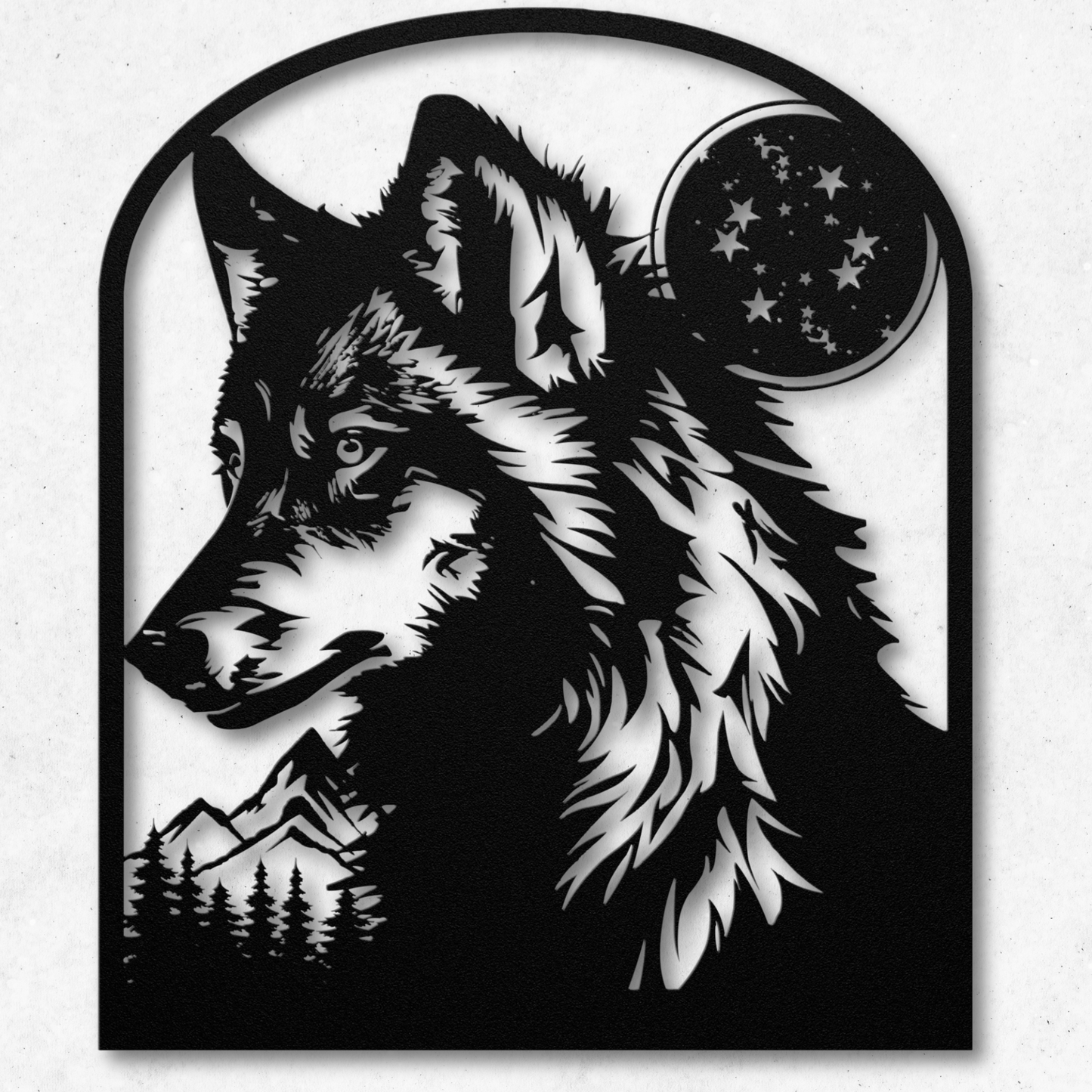Powerful She Wolf Metal Wall Art: Embrace Your Inner Strength