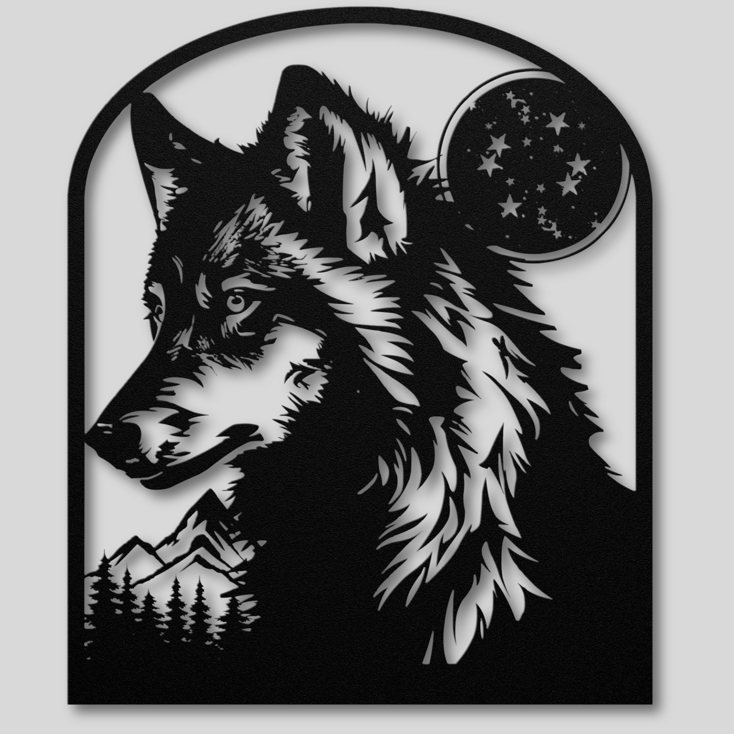 Powerful She Wolf Metal Wall Art: Embrace Your Inner Strength