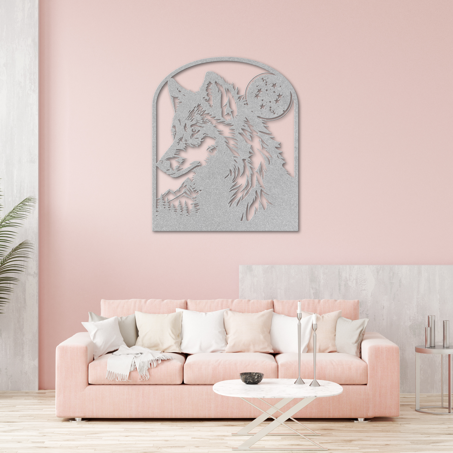 Powerful She Wolf Metal Wall Art: Embrace Your Inner Strength