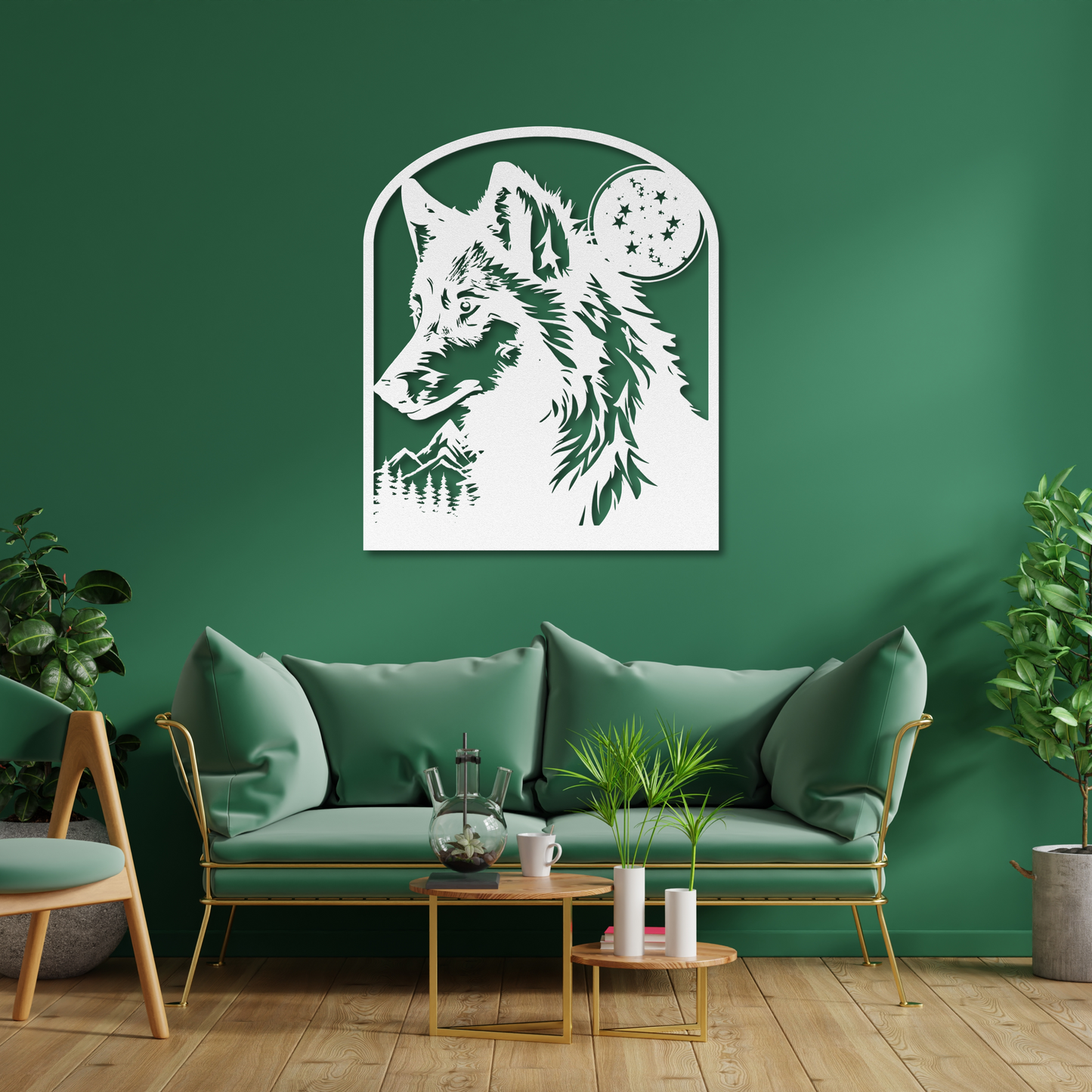 Powerful She Wolf Metal Wall Art: Embrace Your Inner Strength
