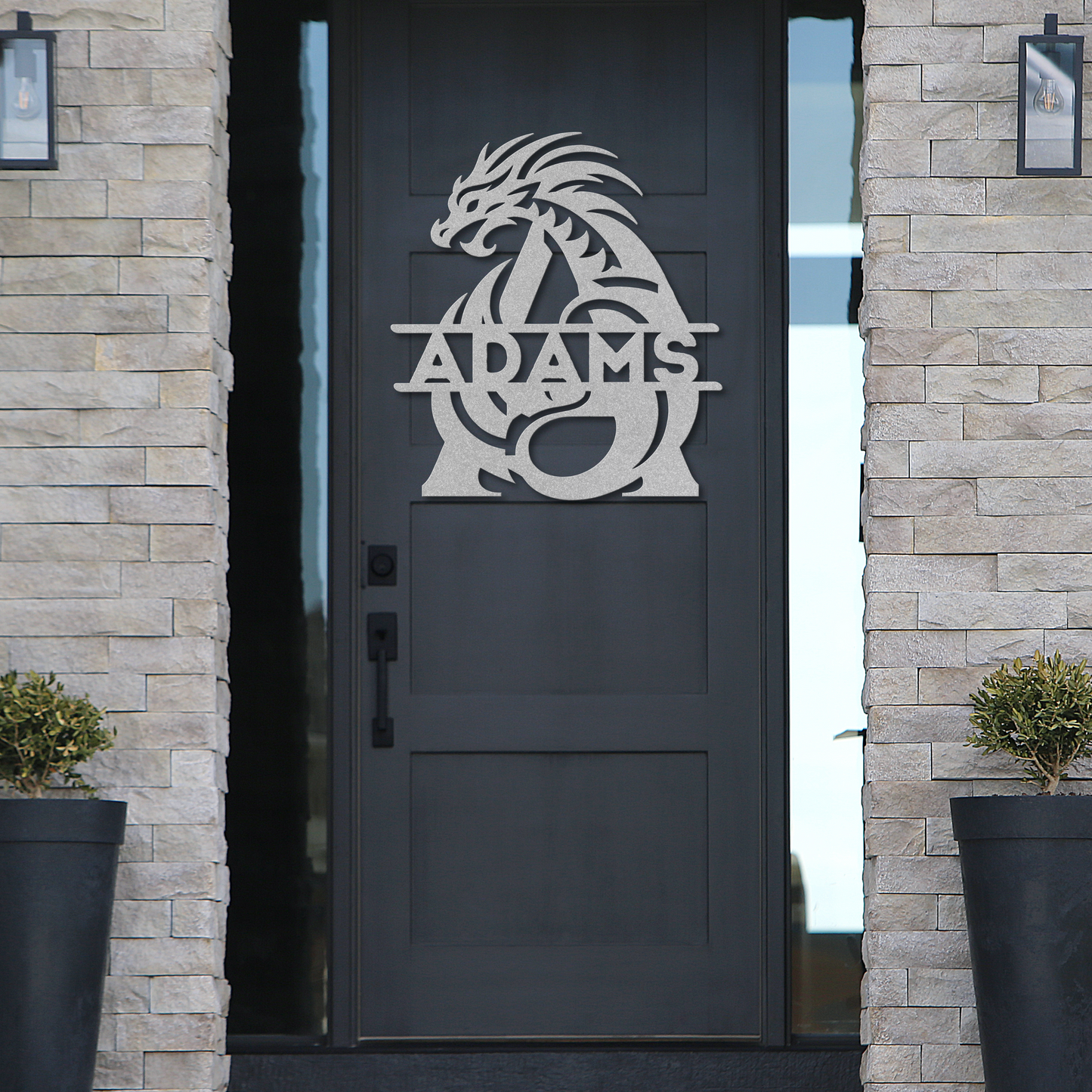 Custom Dragon Letter A Metal Sign: A Touch of Mythical Charm